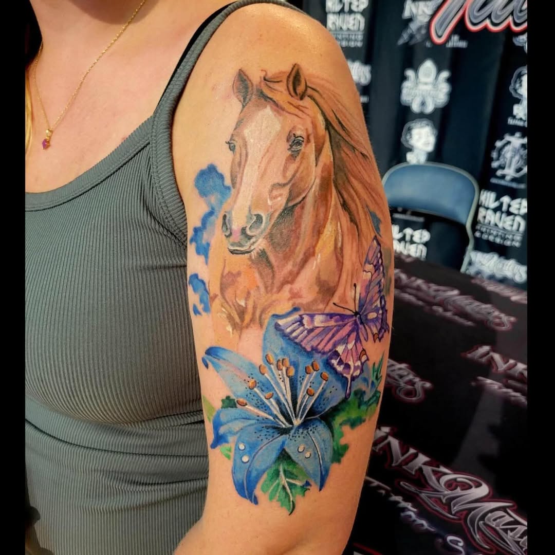 Tattoo by @tattoosbynaez — realism, watercolor