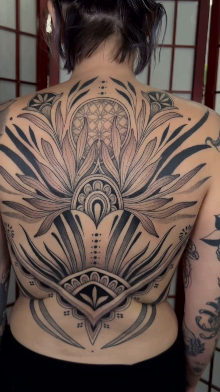 Tattoo by @avreysimone — geometric, black_and_grey