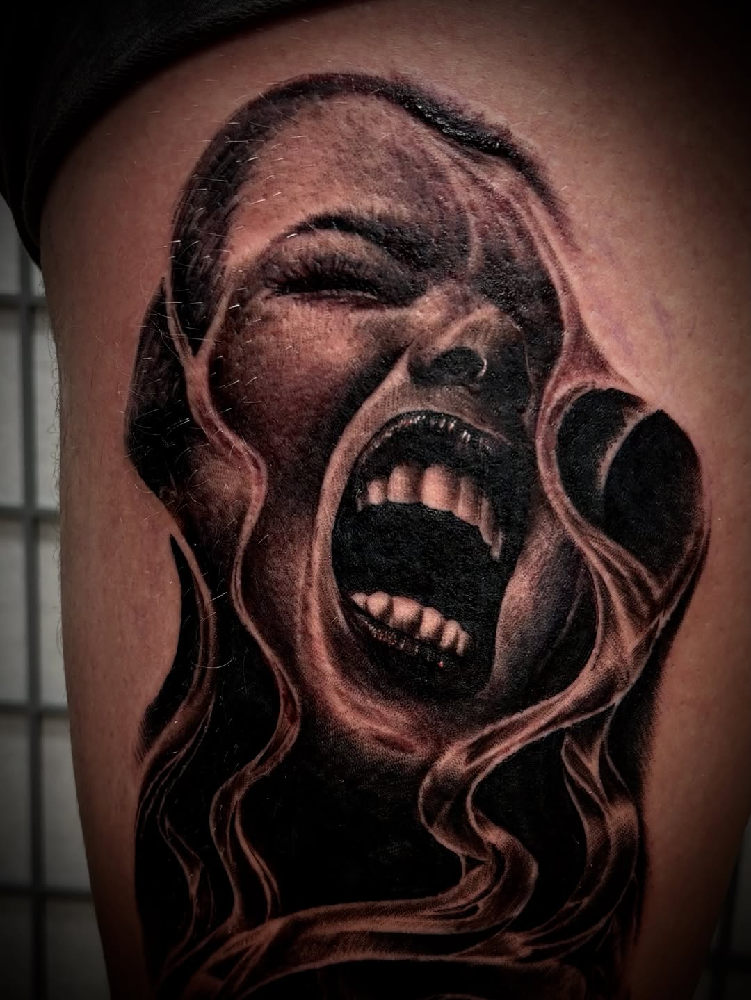 Tattoo by @eastofnoir — realism, dark_realism