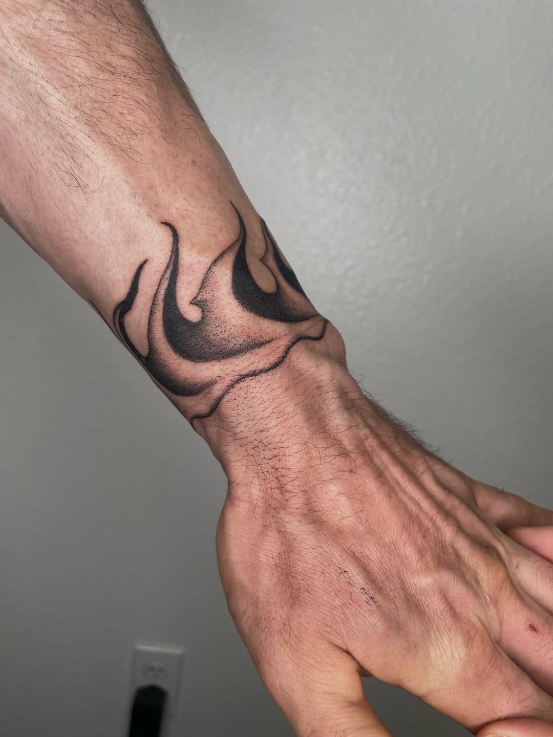 Tattoo by @ghostneedles_ β blackwork
