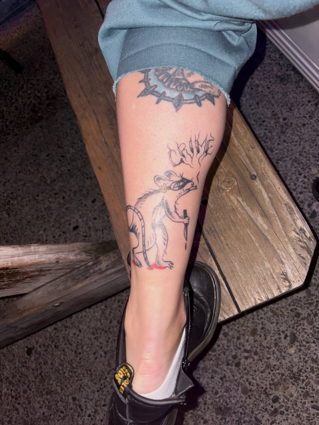 Tattoo by @deetstattoos — ignorant, lettering_script