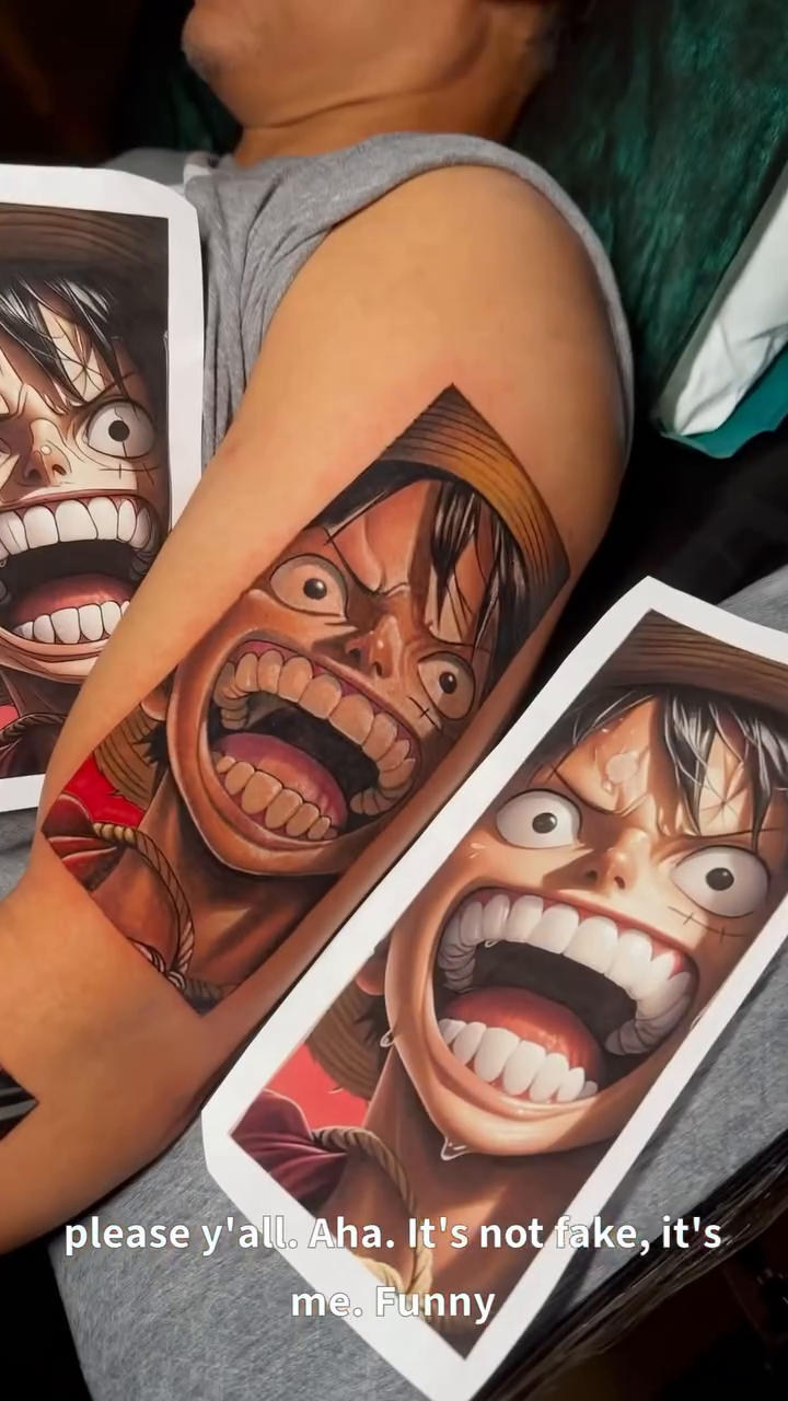 Tattoo by @poch_arts — anime, realism