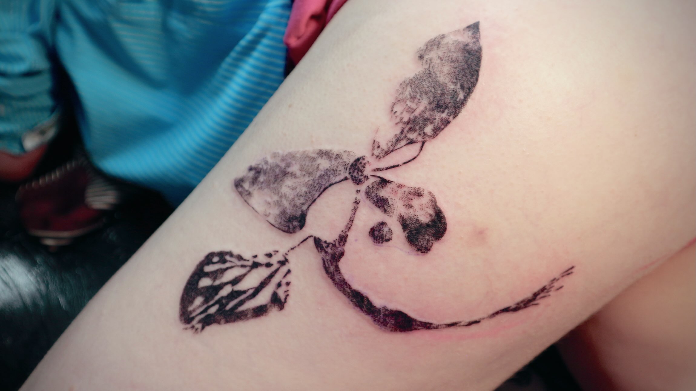 Tattoo by @_____smalt__ — black_and_grey