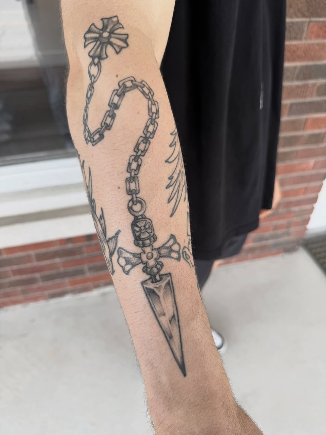 Tattoo by @jeremyutley_tattoo — black_and_grey, dark_realism