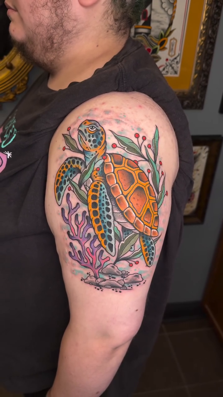 Tattoo by @davekruseman โ neo_traditional, realism