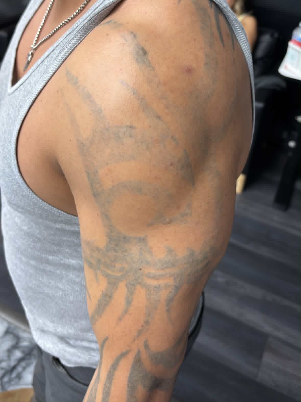 Tattoo by @davesancheztattooer — black_and_grey