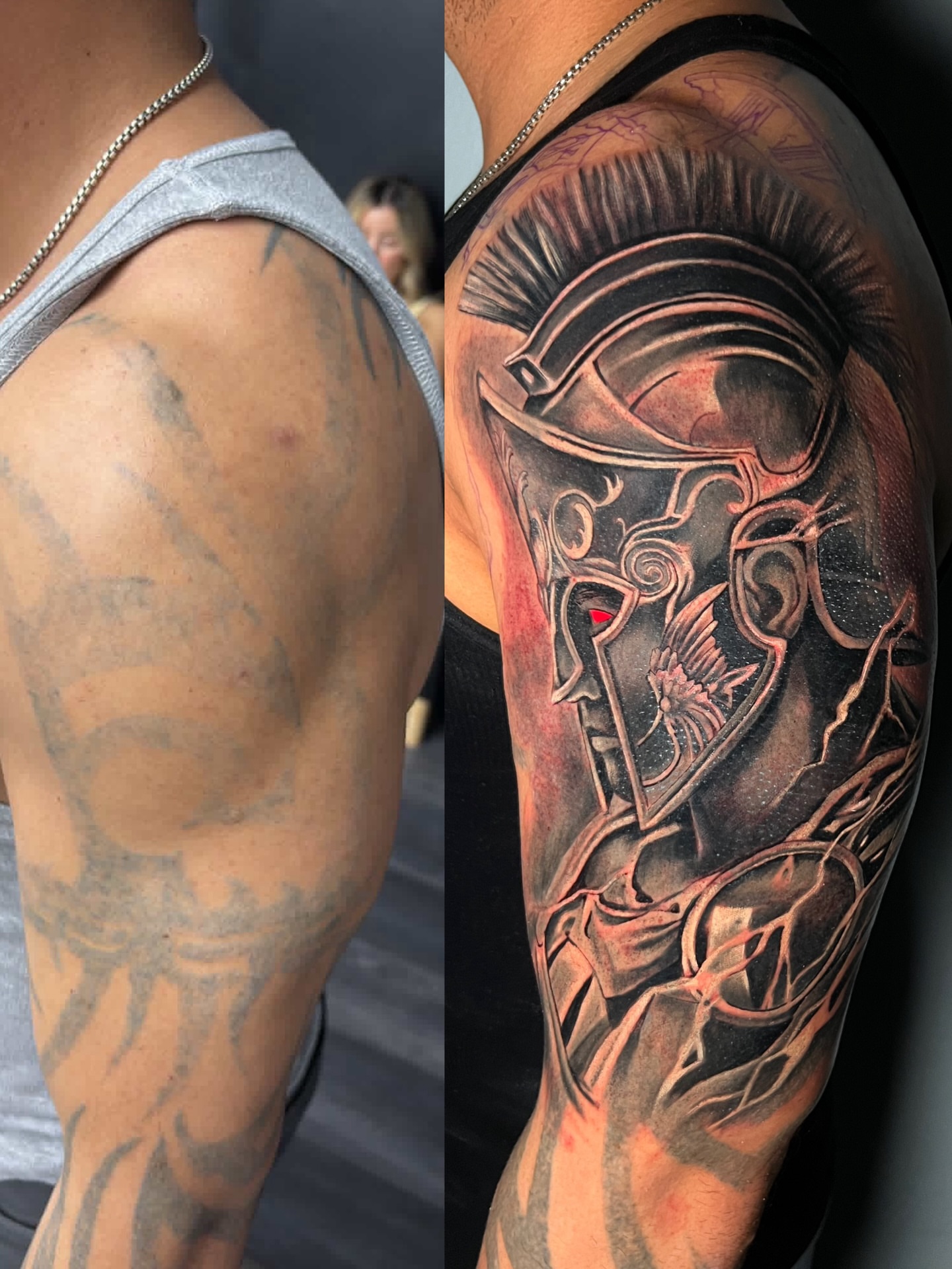 Tattoo by @davesancheztattooer — realism, dark_realism