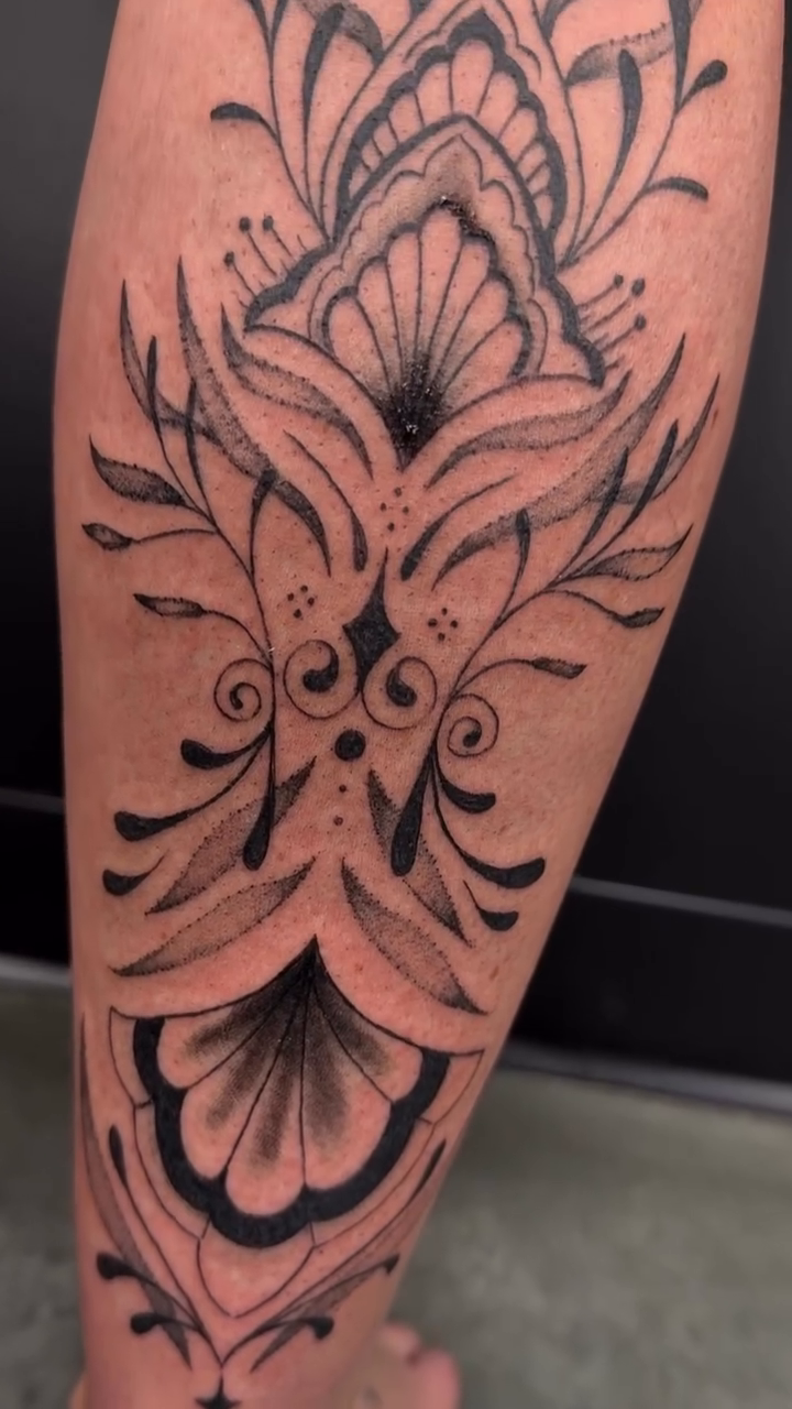 Tattoo by @artfulrebellion_ink — geometric, ornamental