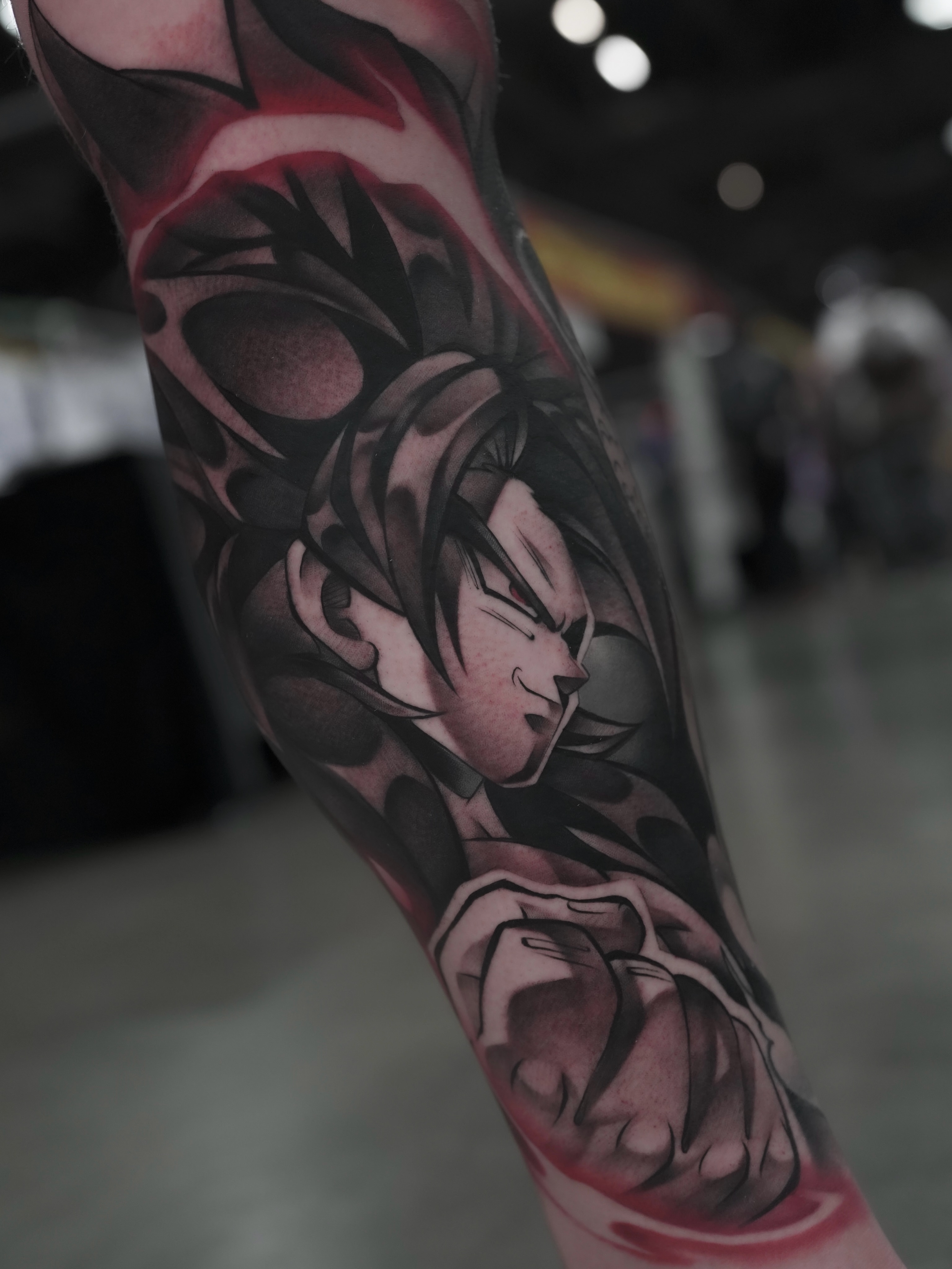Tattoo by @hideaki.ink — anime, realism