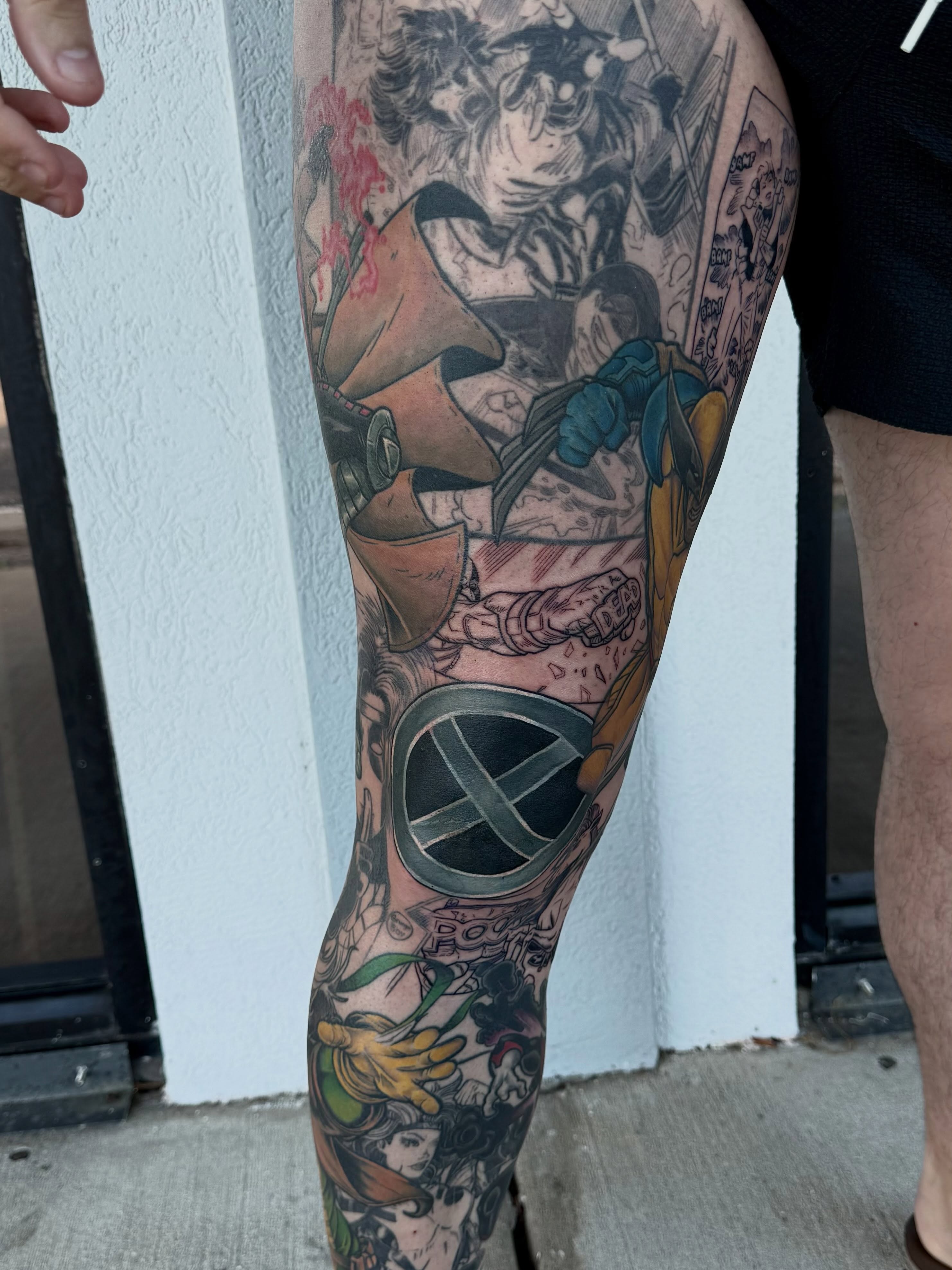Tattoo by @kaketatts — anime, dotwork