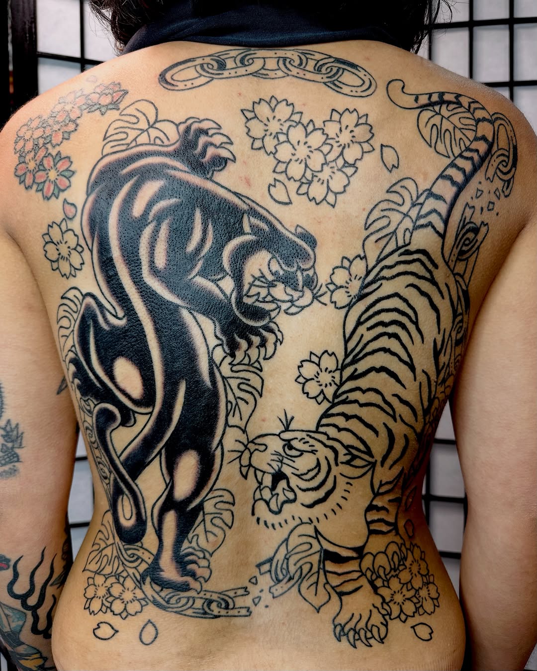 Tattoo by @lurkdiggler — japanese_irezumi, blackwork