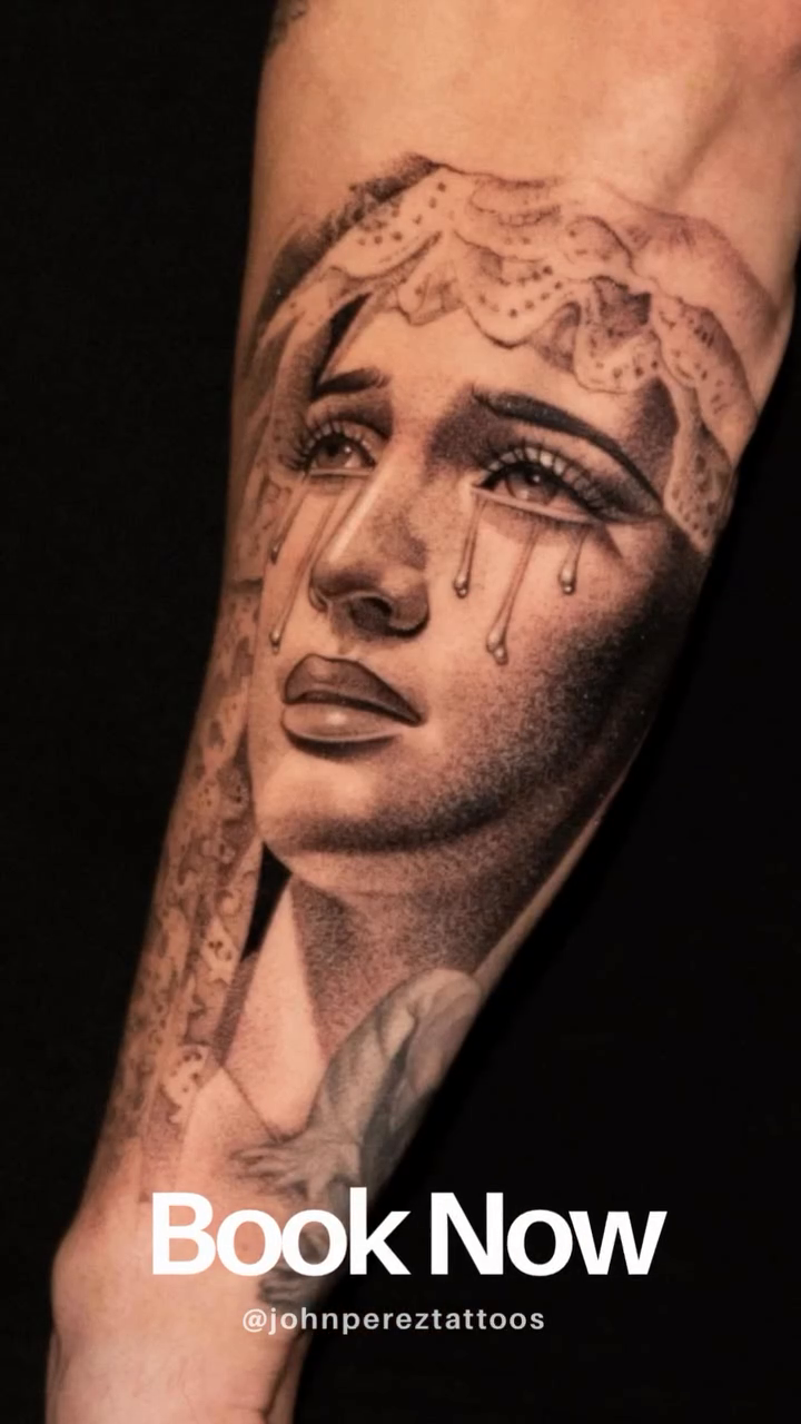 Tattoo by @johnpereztattoos — realism, black_and_grey