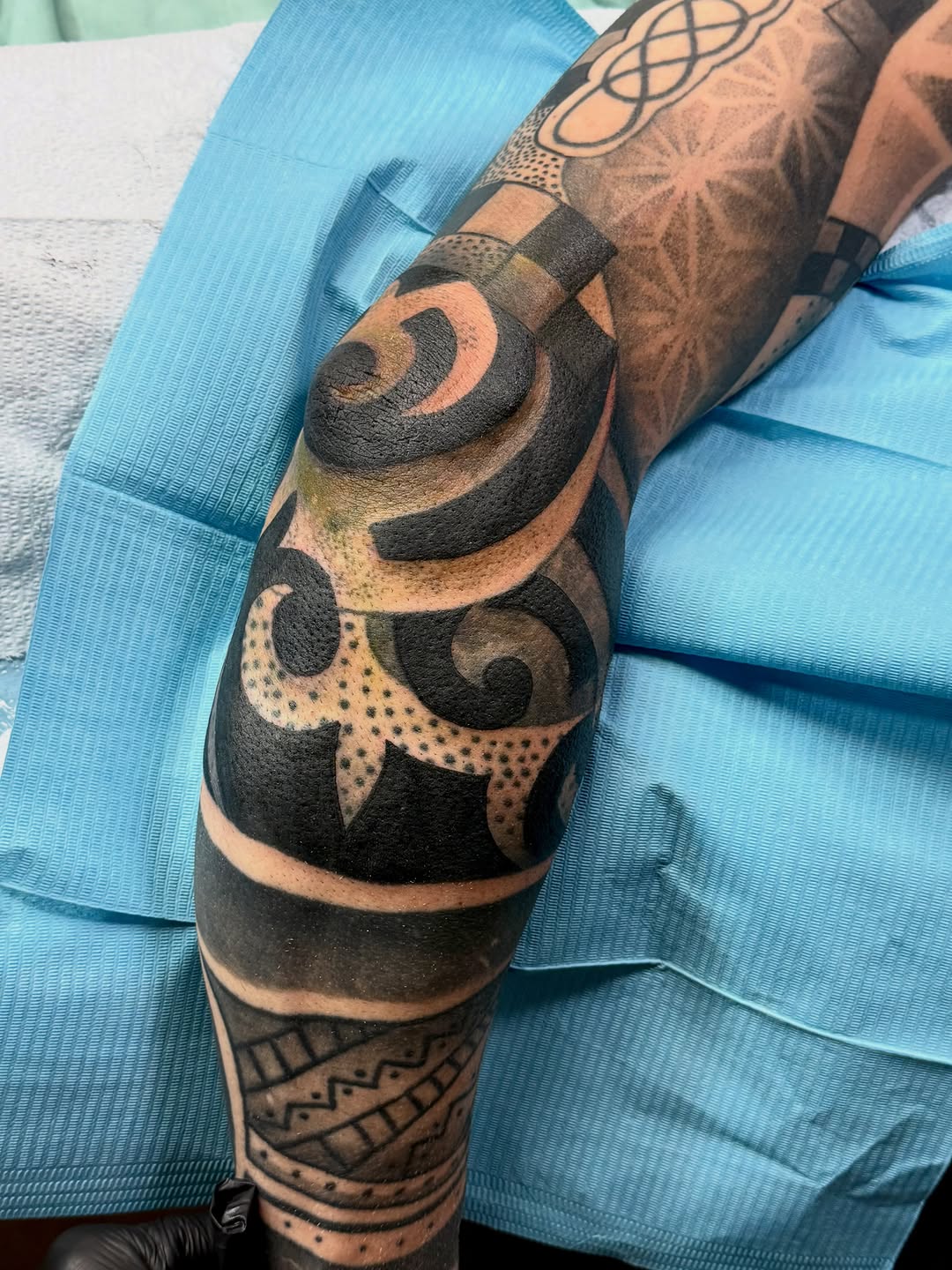 Tattoo by @kevinbetsch — blackwork, geometric