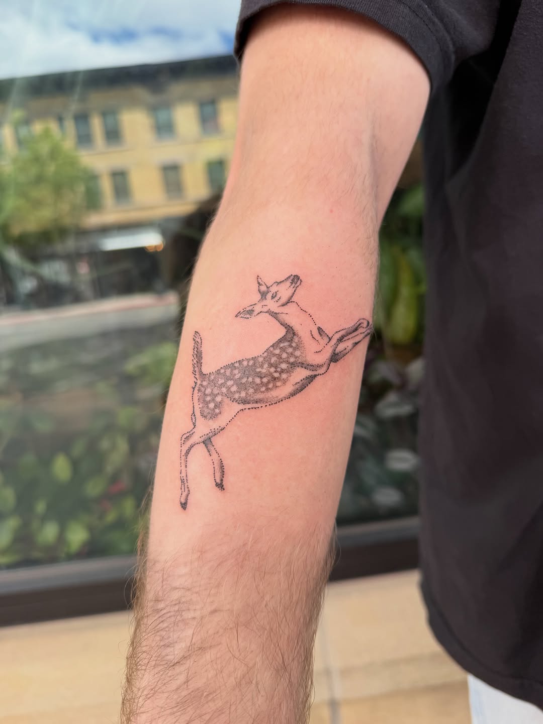 Tattoo by @divinearcaneart — dotwork, fine_line