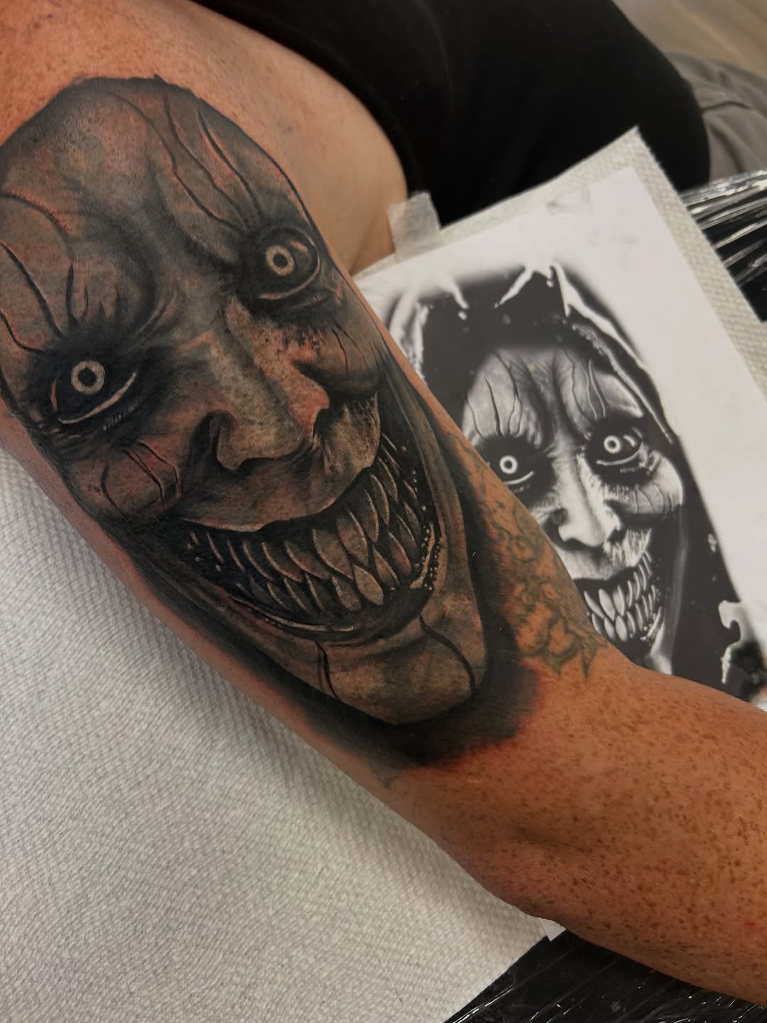Tattoo by @mayhem_inkk — realism, dark_realism