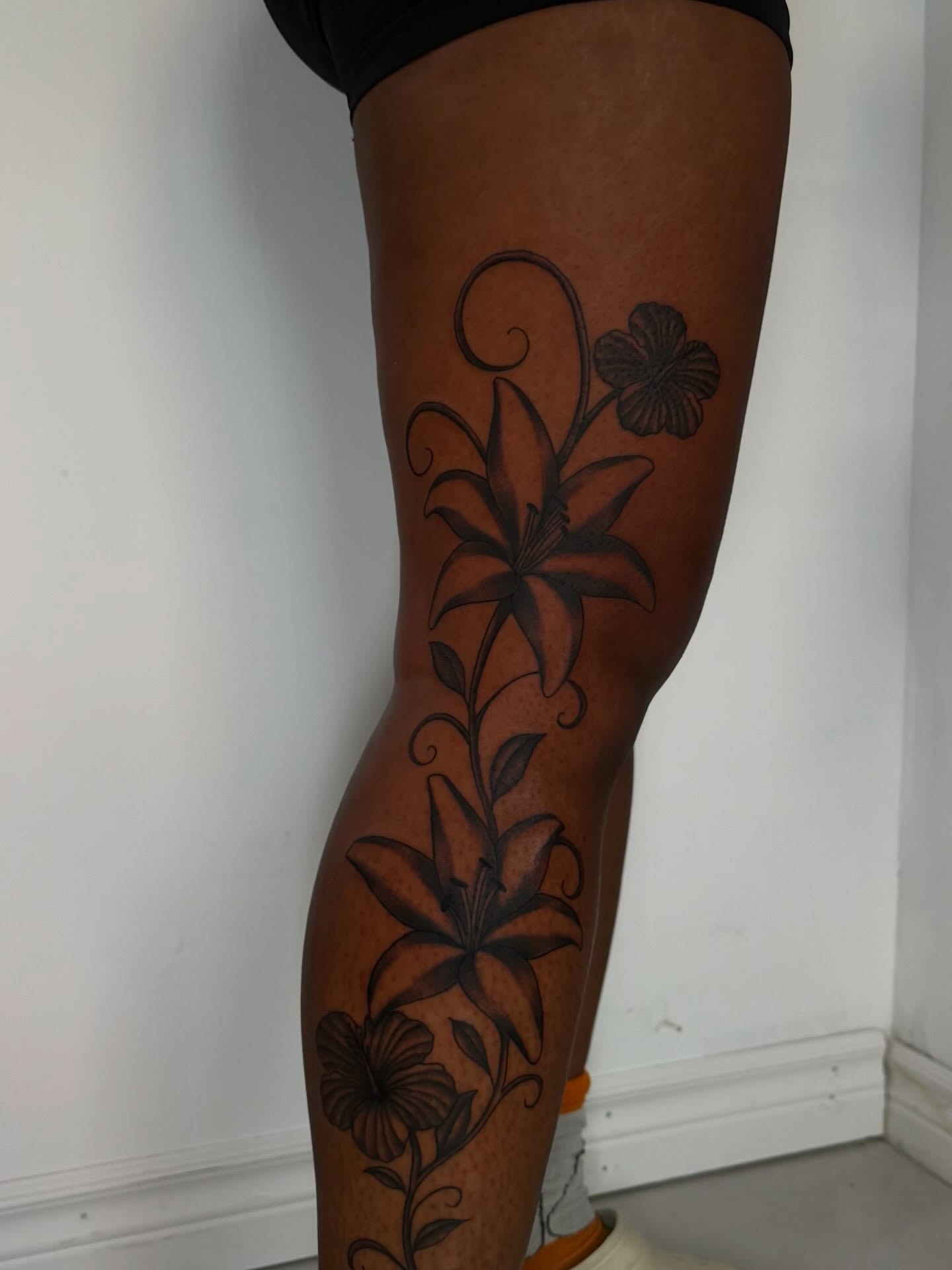Tattoo by @markedbykris — black_and_grey