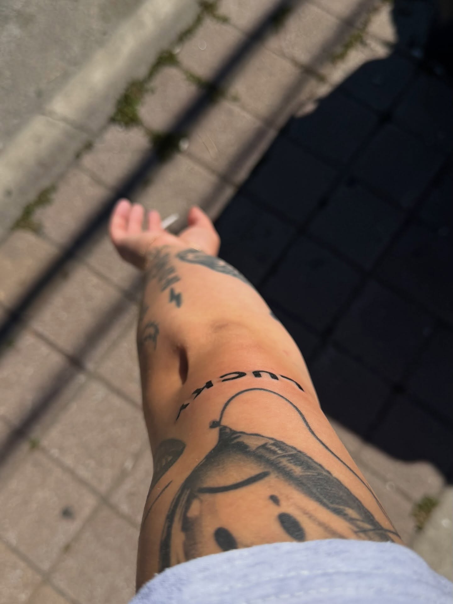 Tattoo by @markedbykris — black_and_grey