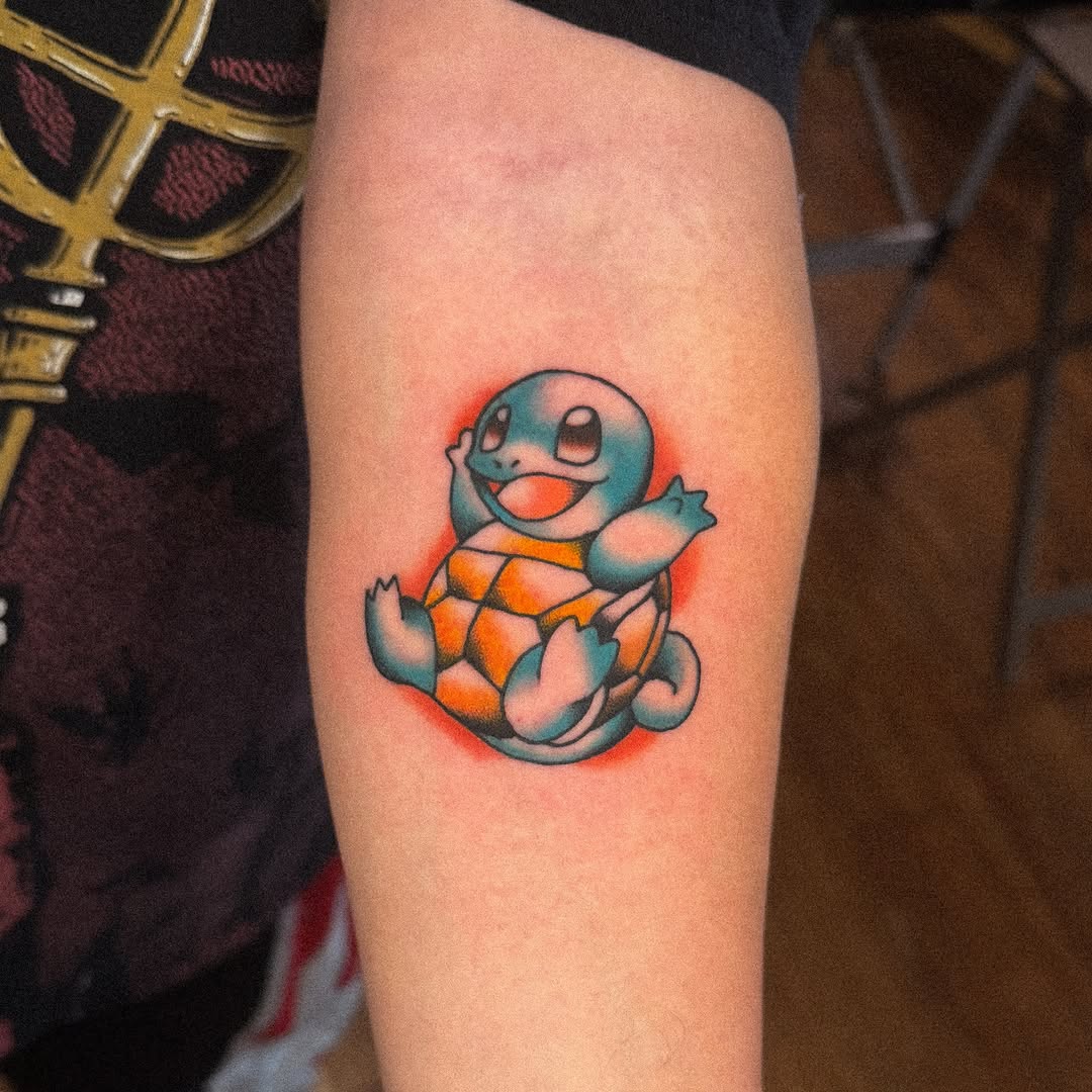 Tattoo by @nathan_thomas_tattoos — new_school, anime