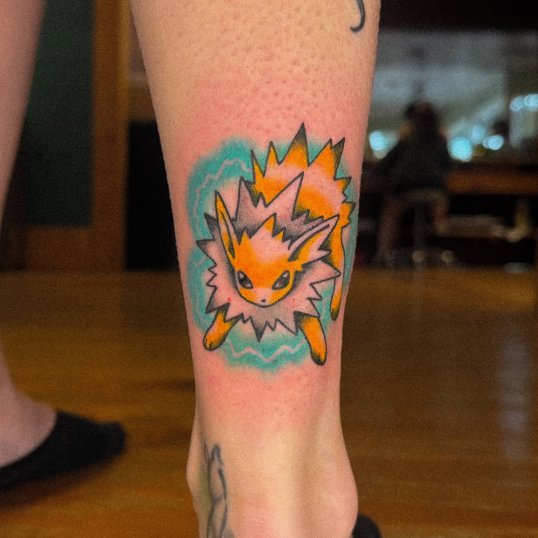 Tattoo by @nathan_thomas_tattoos — new_school, anime