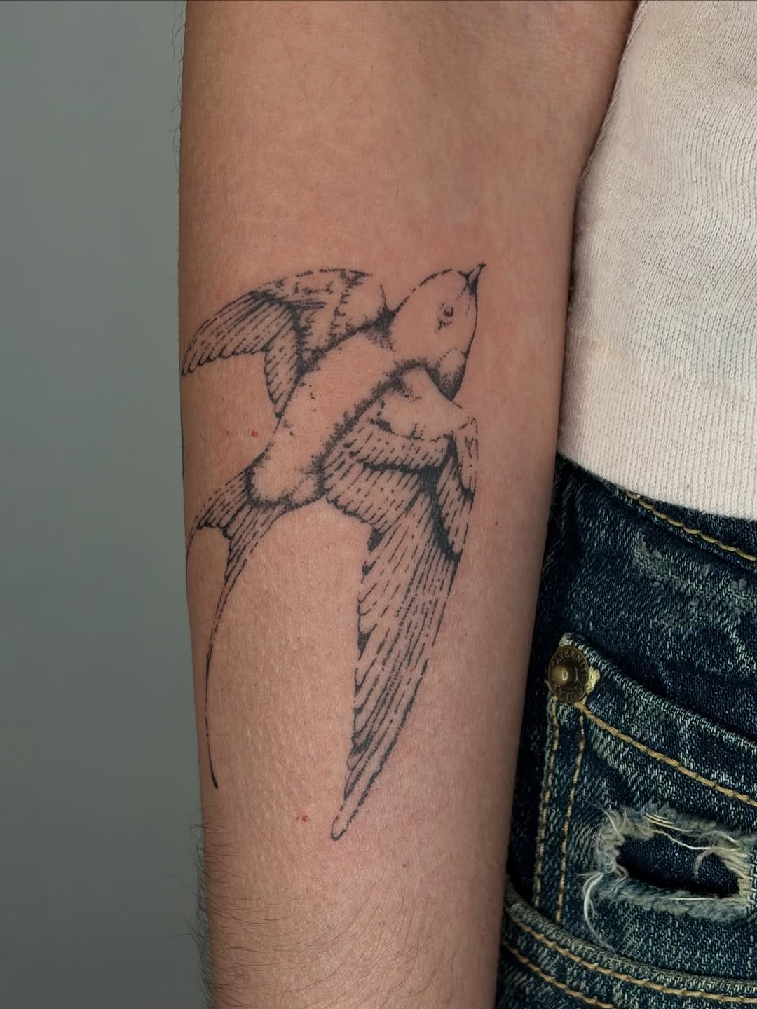 Tattoo by @stabzzz333 โ fine_line, dotwork