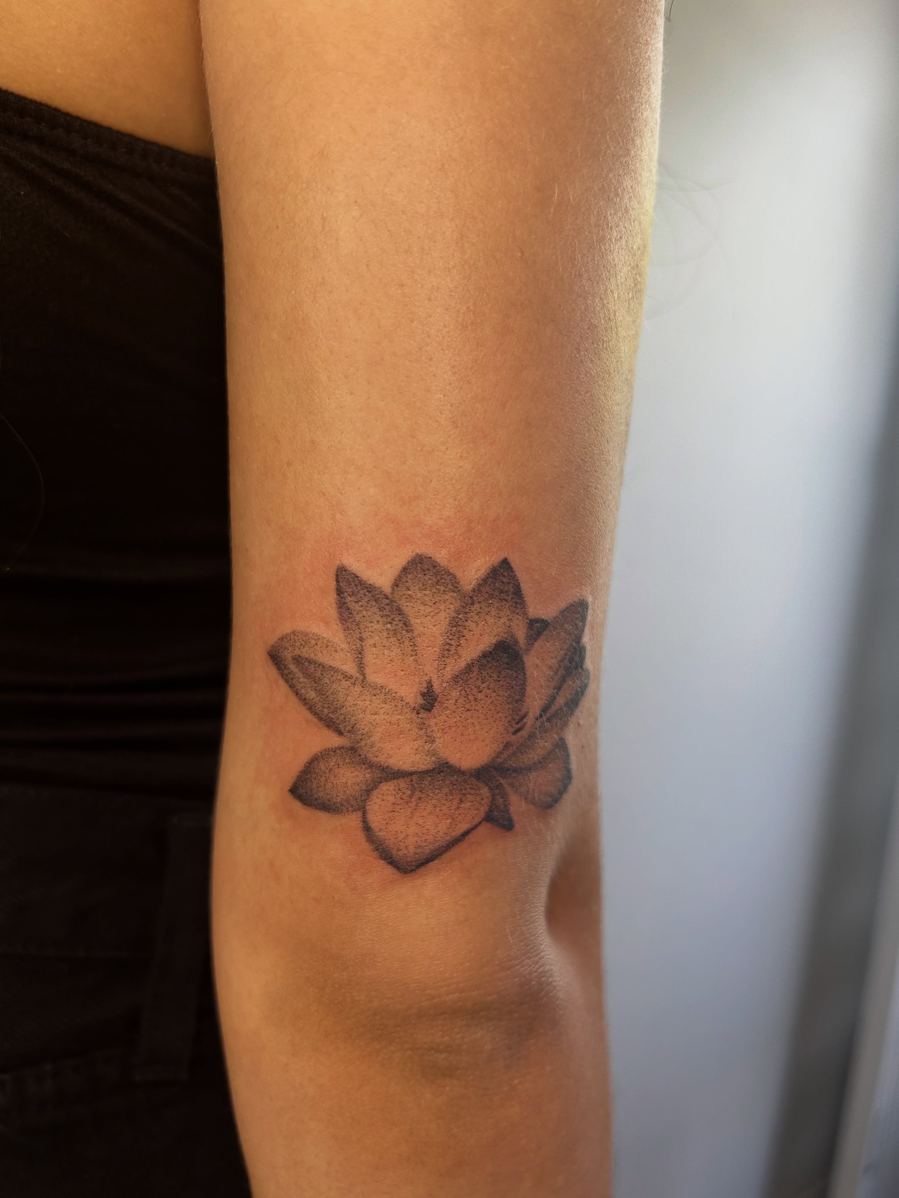 Tattoo by @bria.tattoos — dotwork