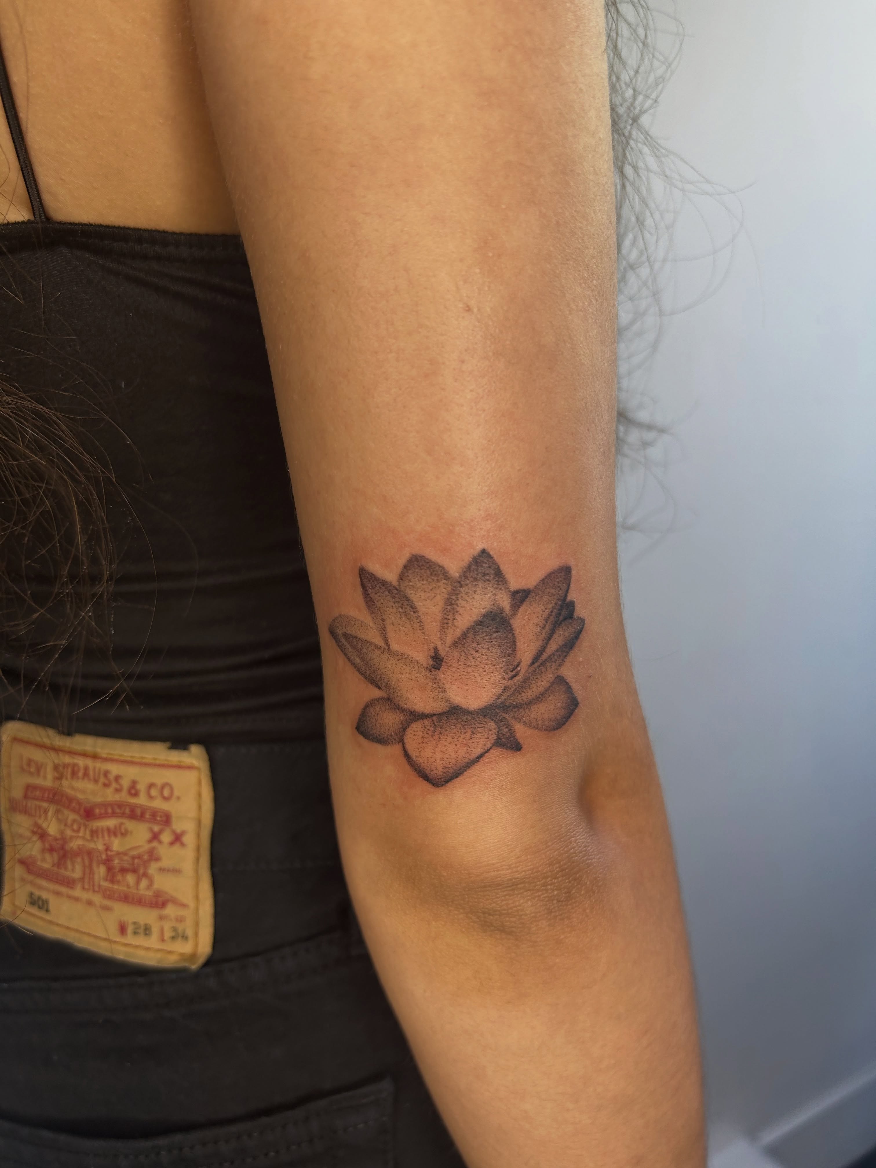 Tattoo by @bria.tattoos — dotwork
