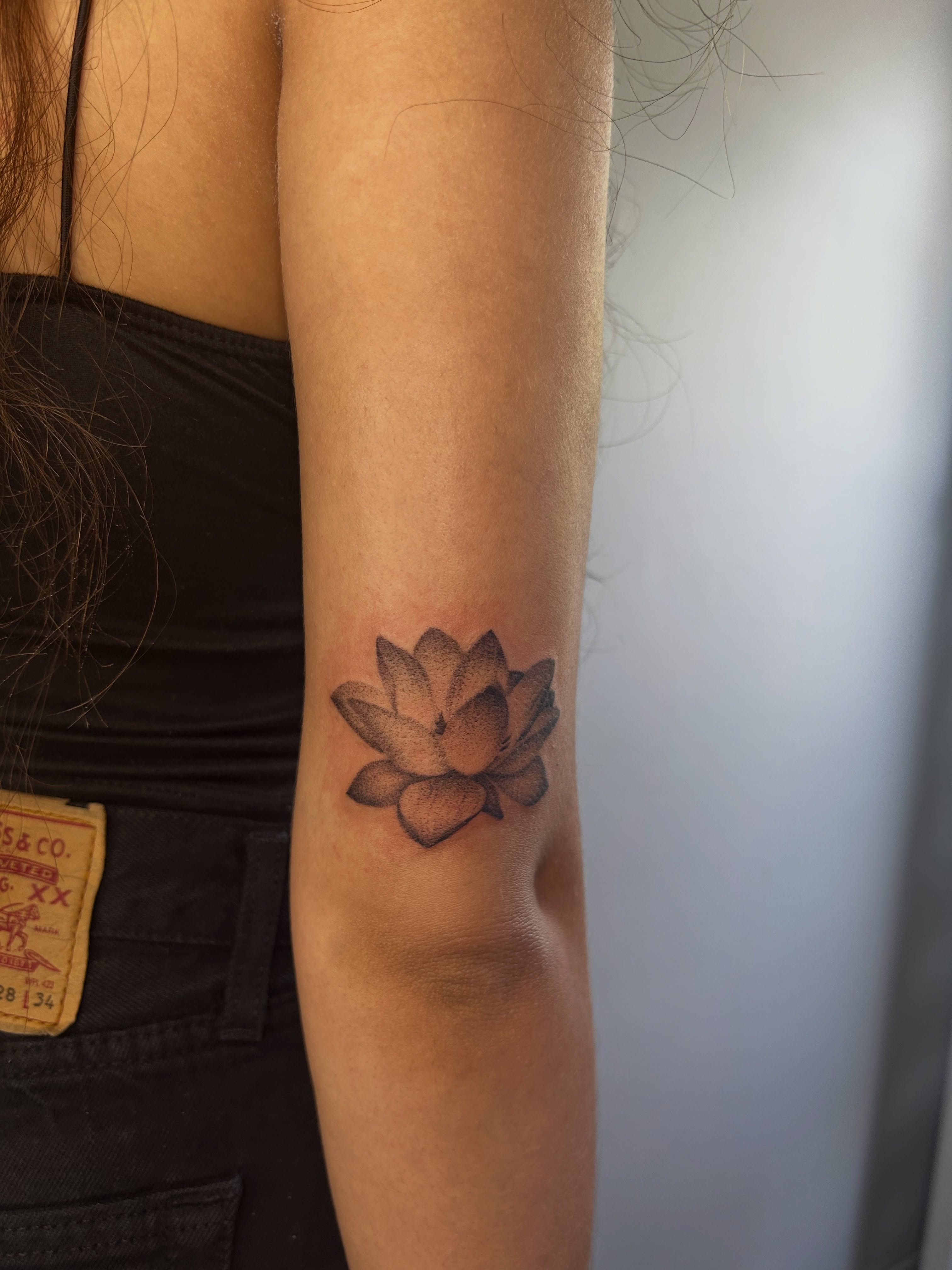Tattoo by @bria.tattoos — dotwork