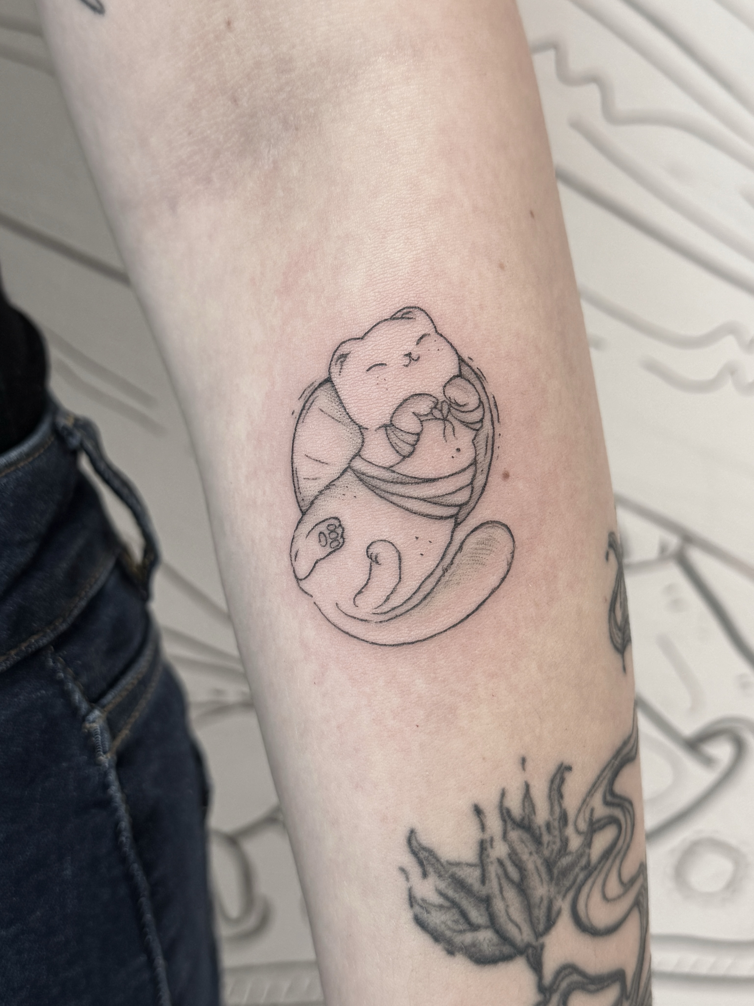 Tattoo by @turned_blue.ink — fine_line