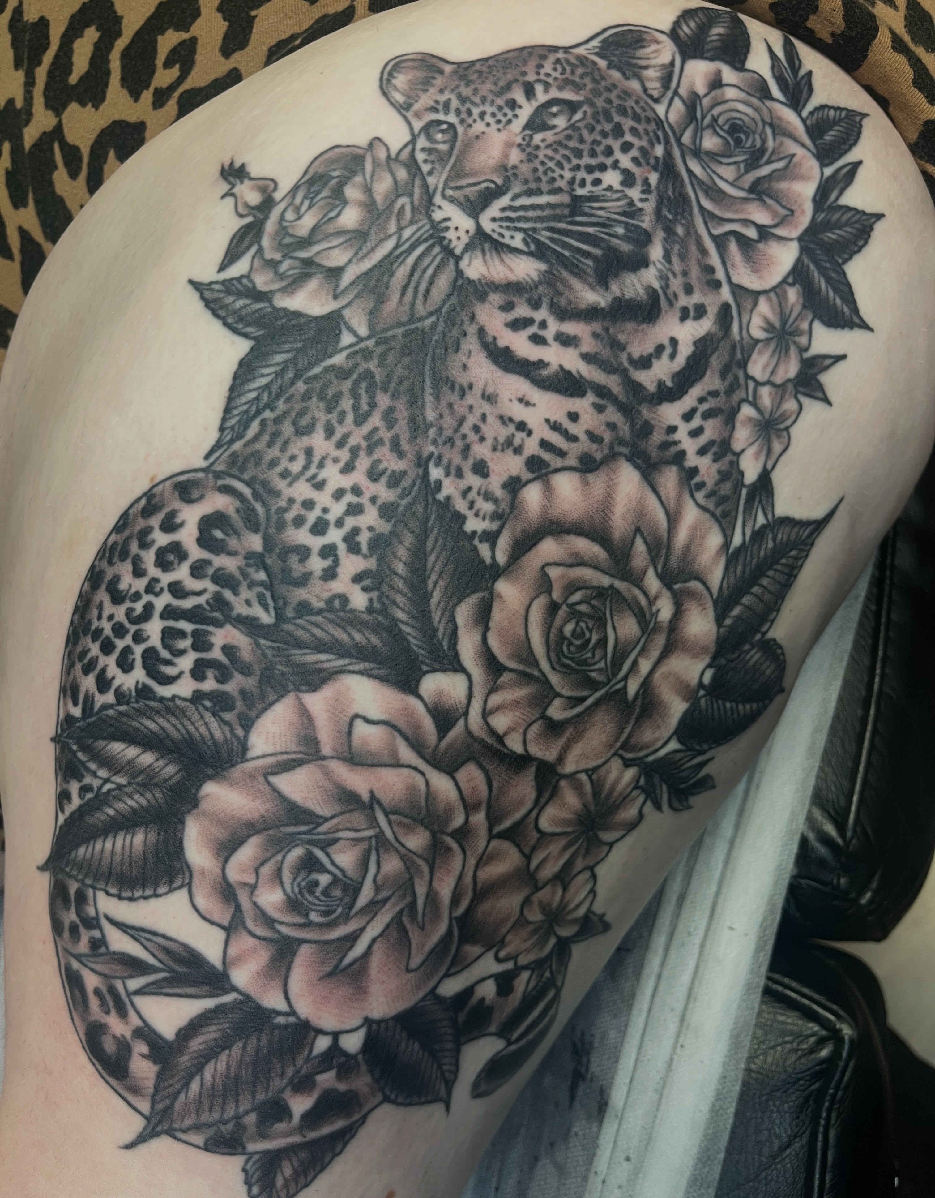 Tattoo by @ghostshipetattoos — black_and_grey, realism
