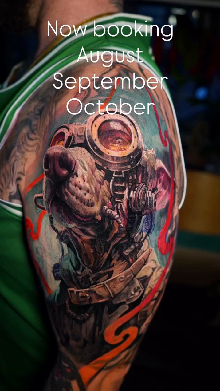 Tattoo by @darlgnau — realism, trash_polka