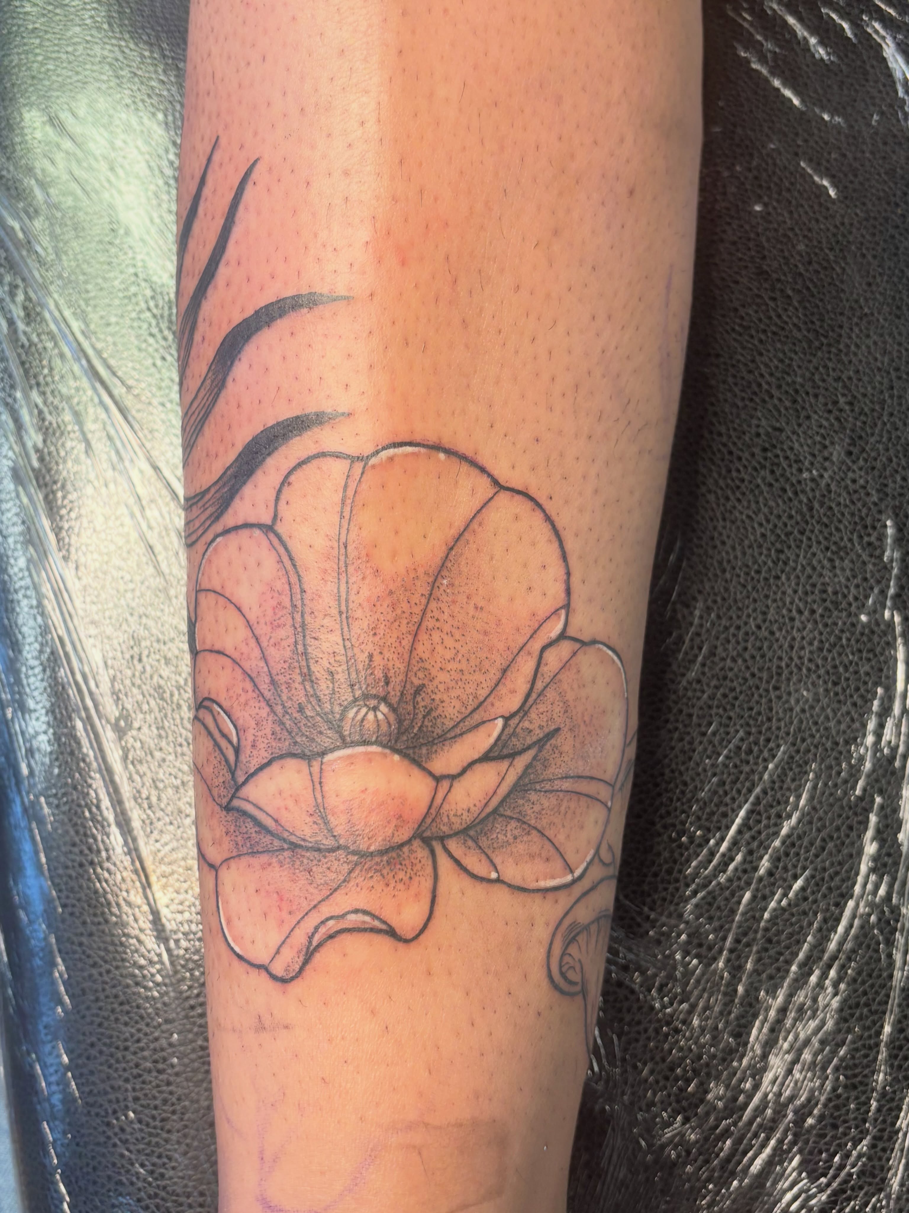 Tattoo by @victoria.crispo — dotwork