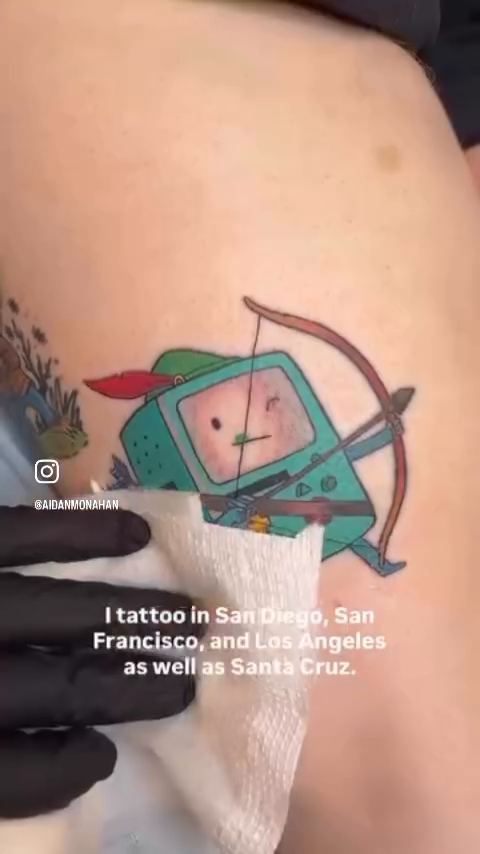 Tattoo by @aidanmonahan โ new_school, illustrative