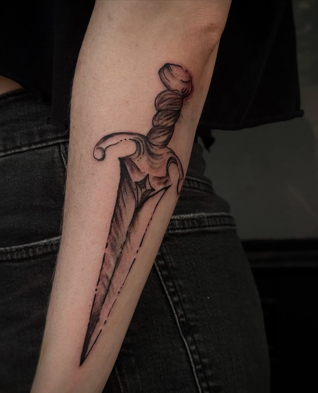 Tattoo by @jazzstabz — black_and_grey, illustrative