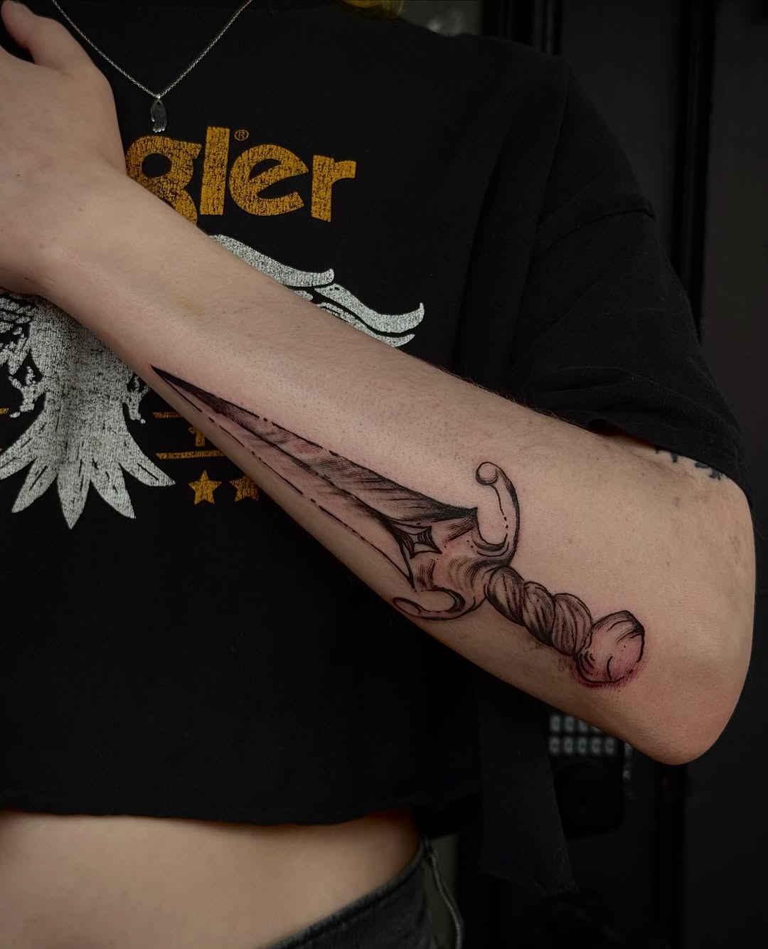 Tattoo by @jazzstabz — black_and_grey, illustrative