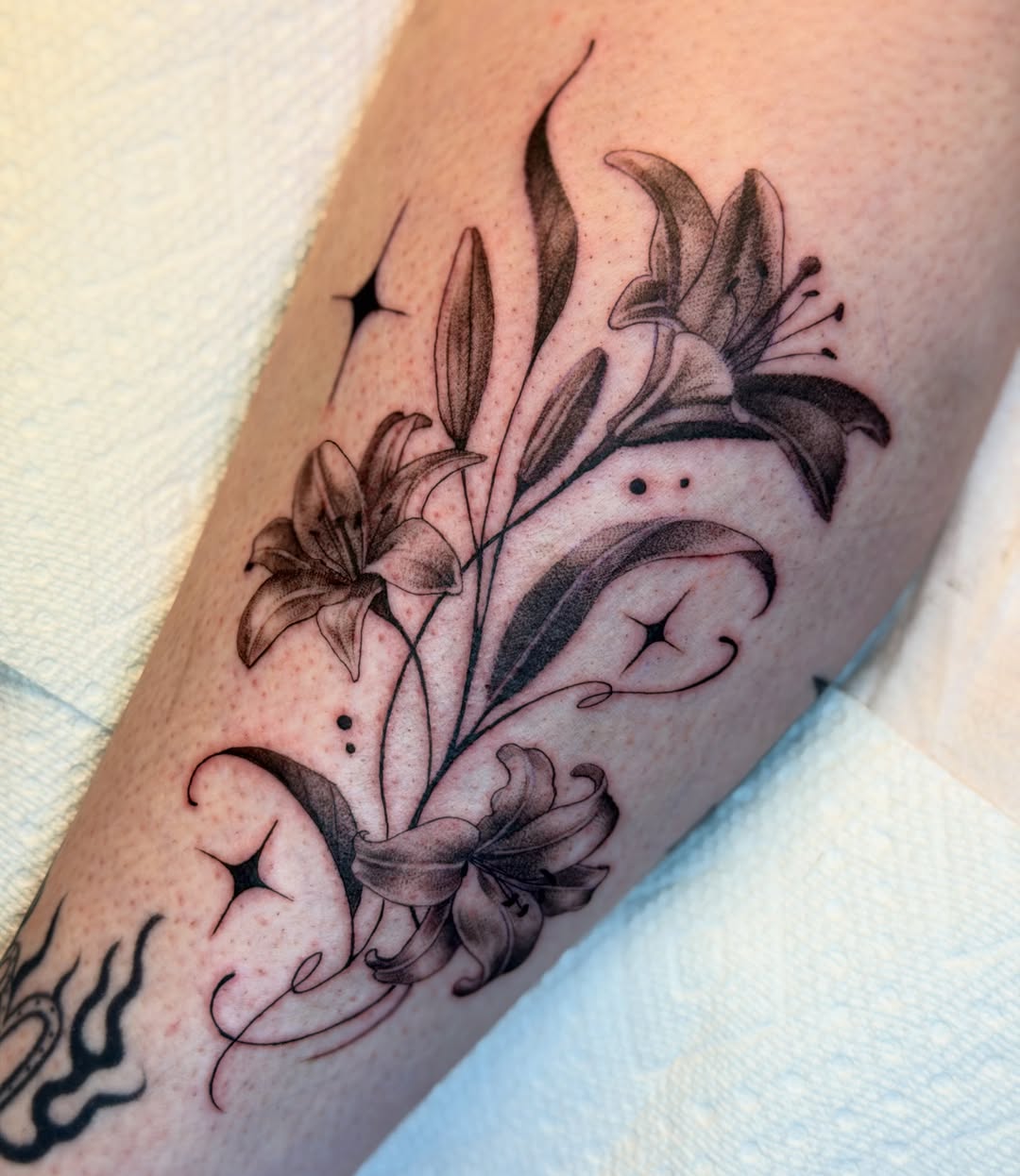 Tattoo by @tattygnatty — black_and_grey