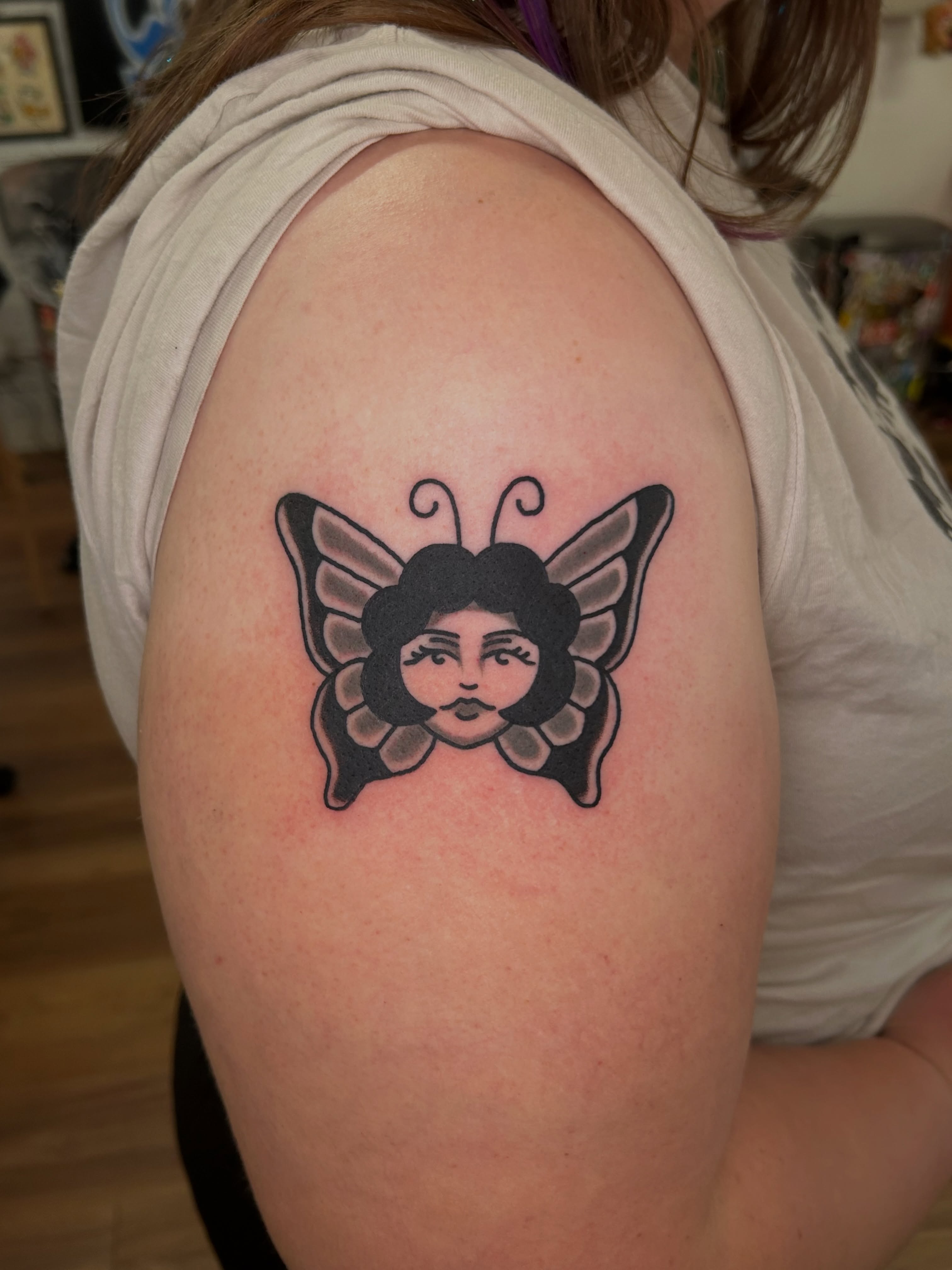 Tattoo by @iiinertia — black_and_grey