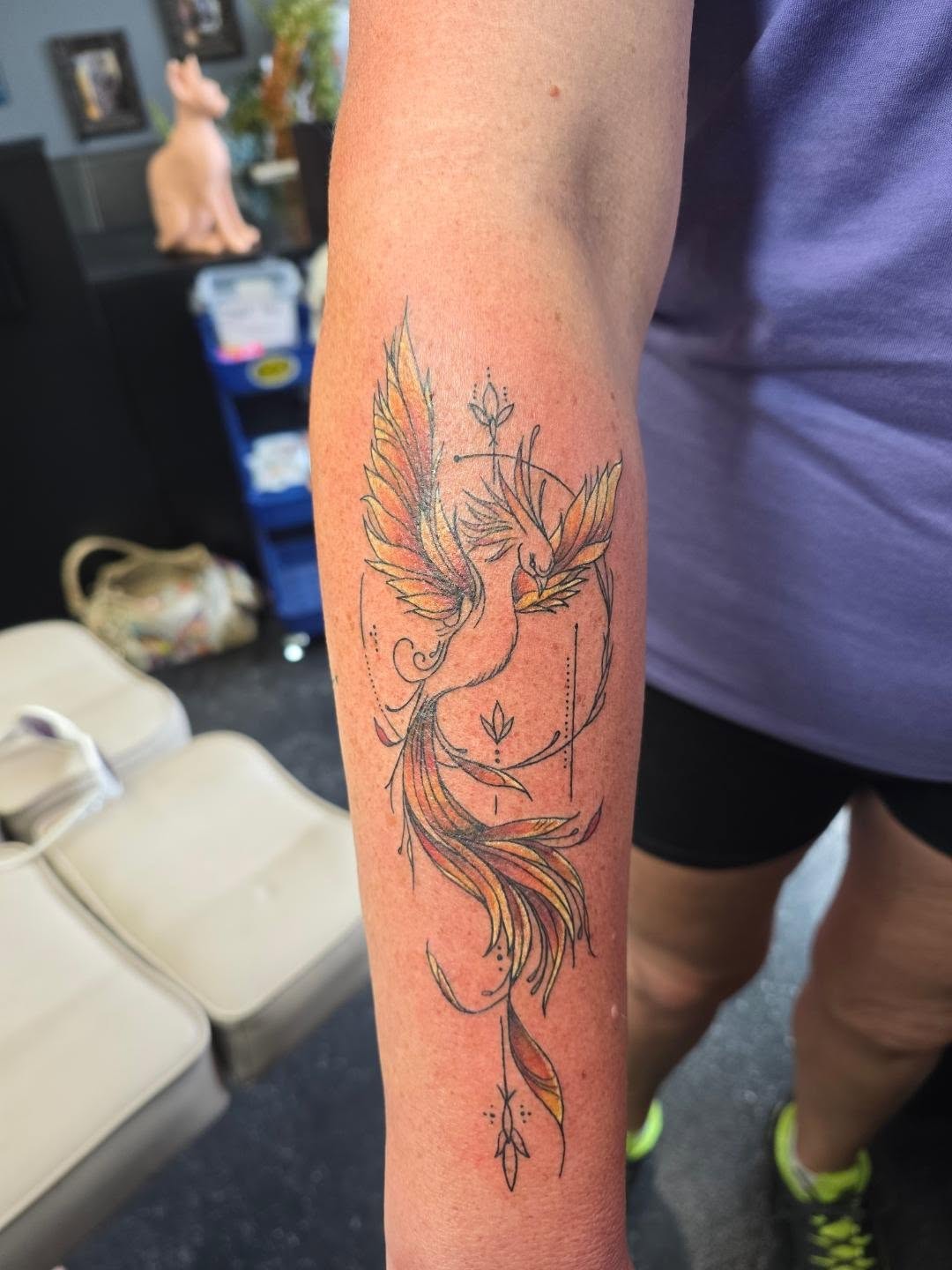 Tattoo by @madxtattoos — fine_line, geometric