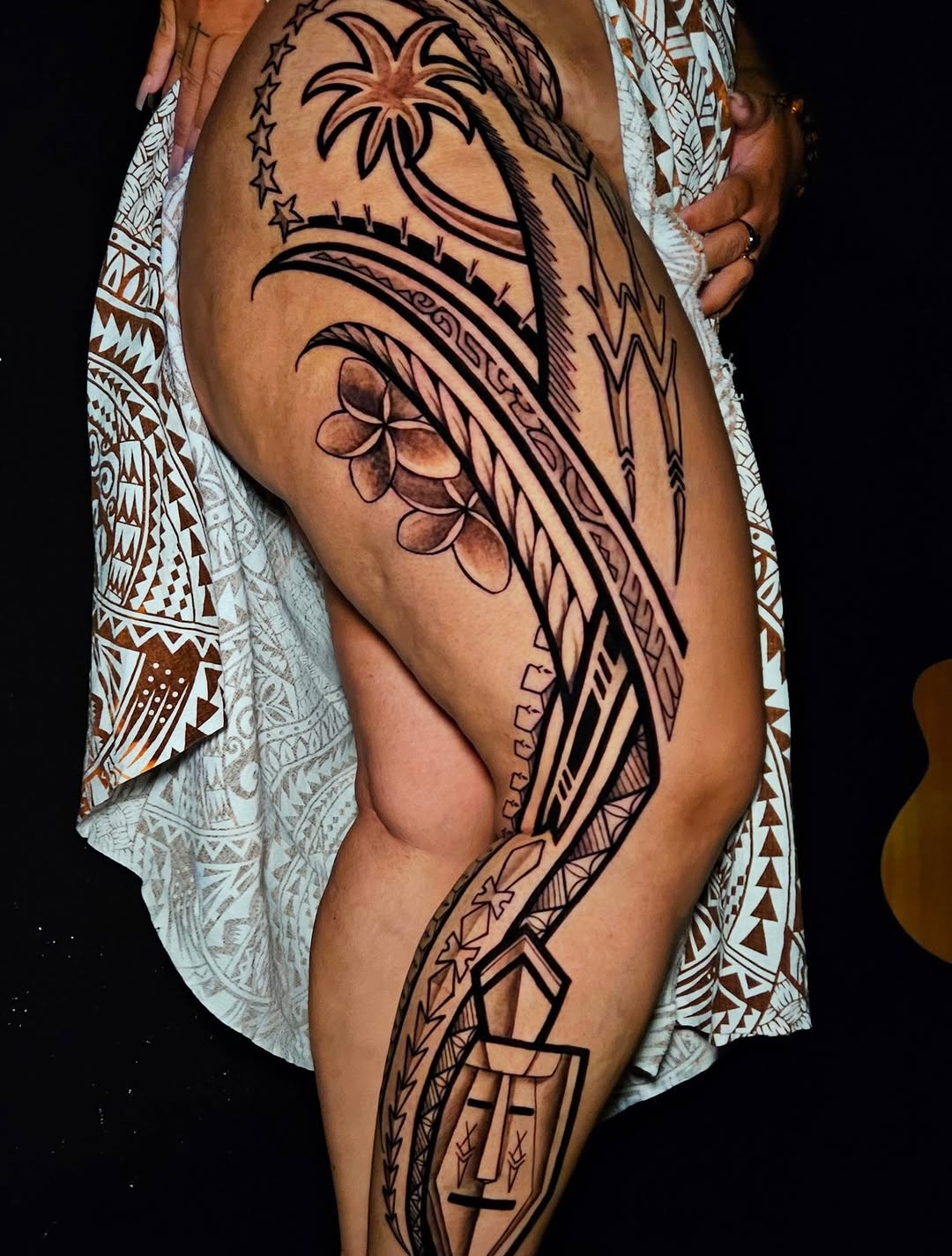 Tattoo by @hi_inkd — tribal, blackwork