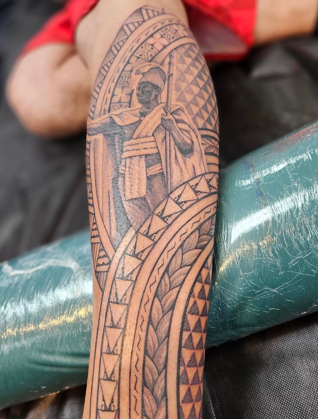 Tattoo by @hi_inkd — tribal, black_and_grey