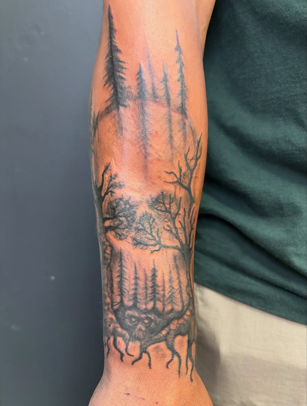 Tattoo by @noahbtattoos — black_and_grey, realism