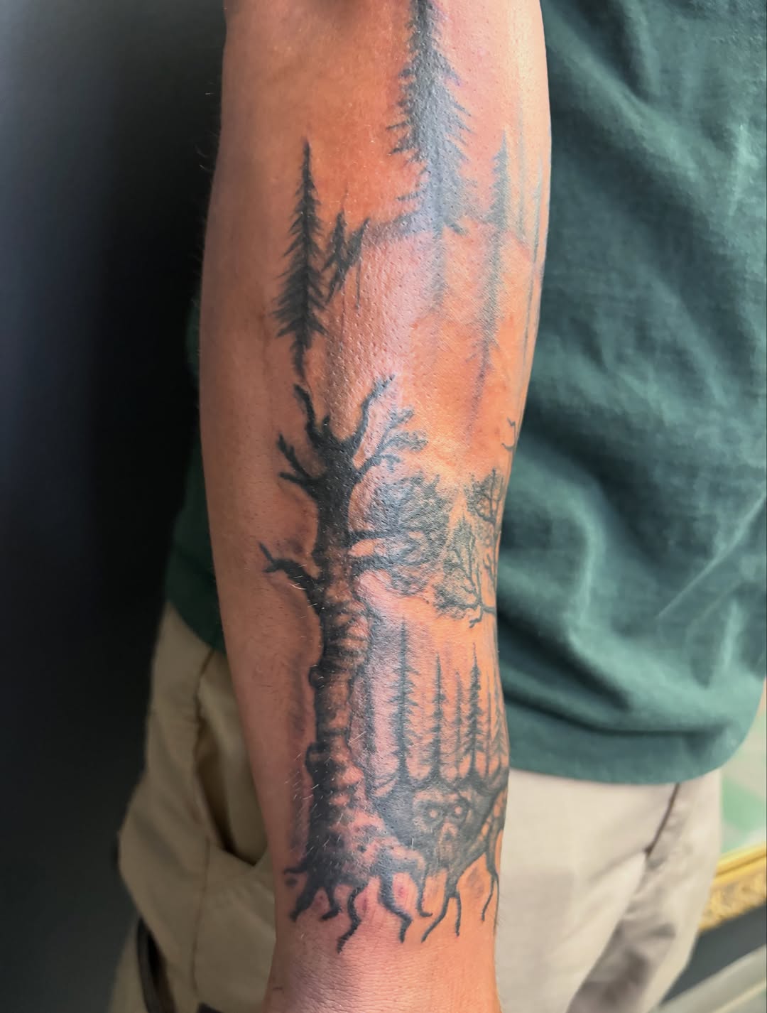 Tattoo by @noahbtattoos — black_and_grey, realism