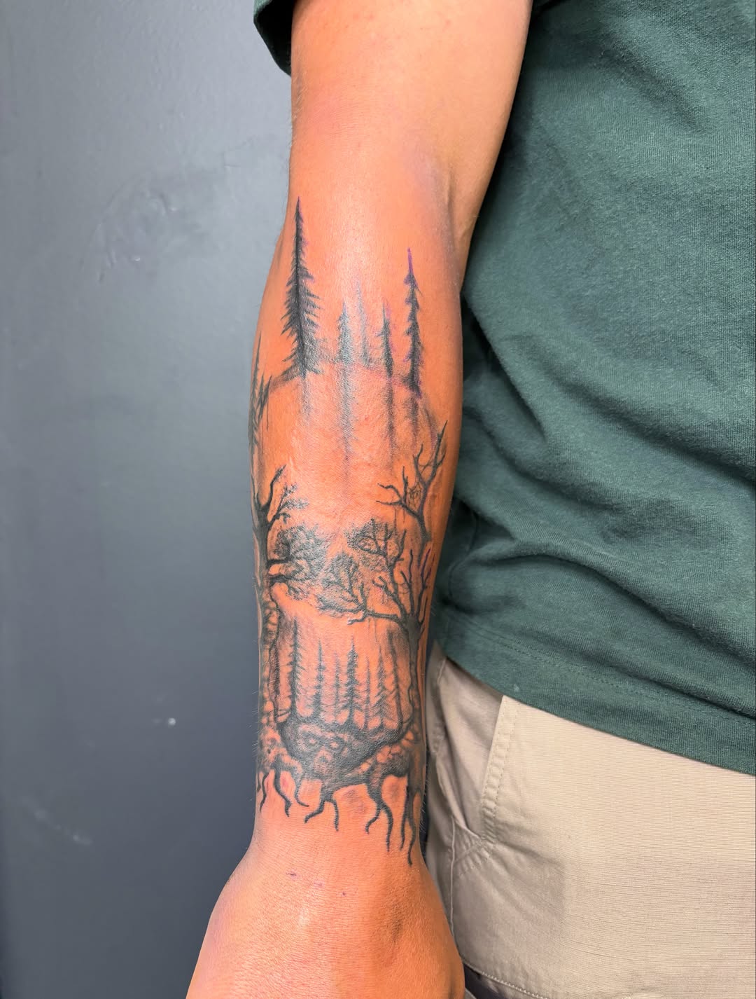 Tattoo by @noahbtattoos — black_and_grey, realism
