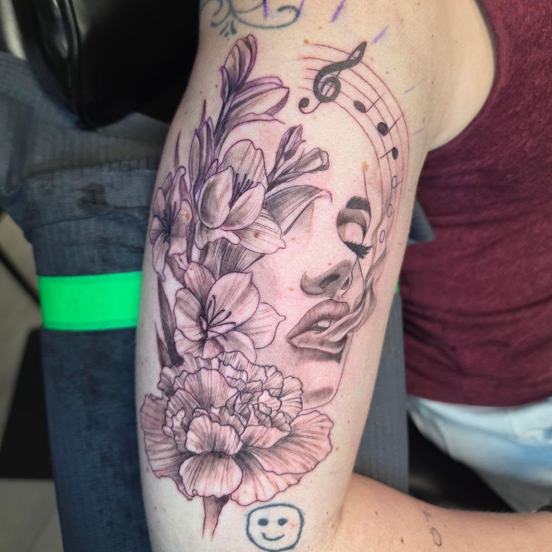 Tattoo by @frozenink_tattoo — black_and_grey, realism