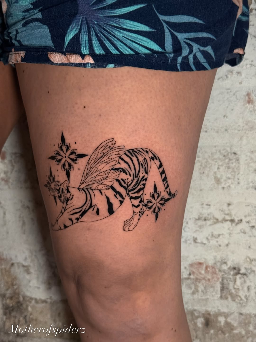 Tattoo by @motherofspiderz β fine_line, blackwork