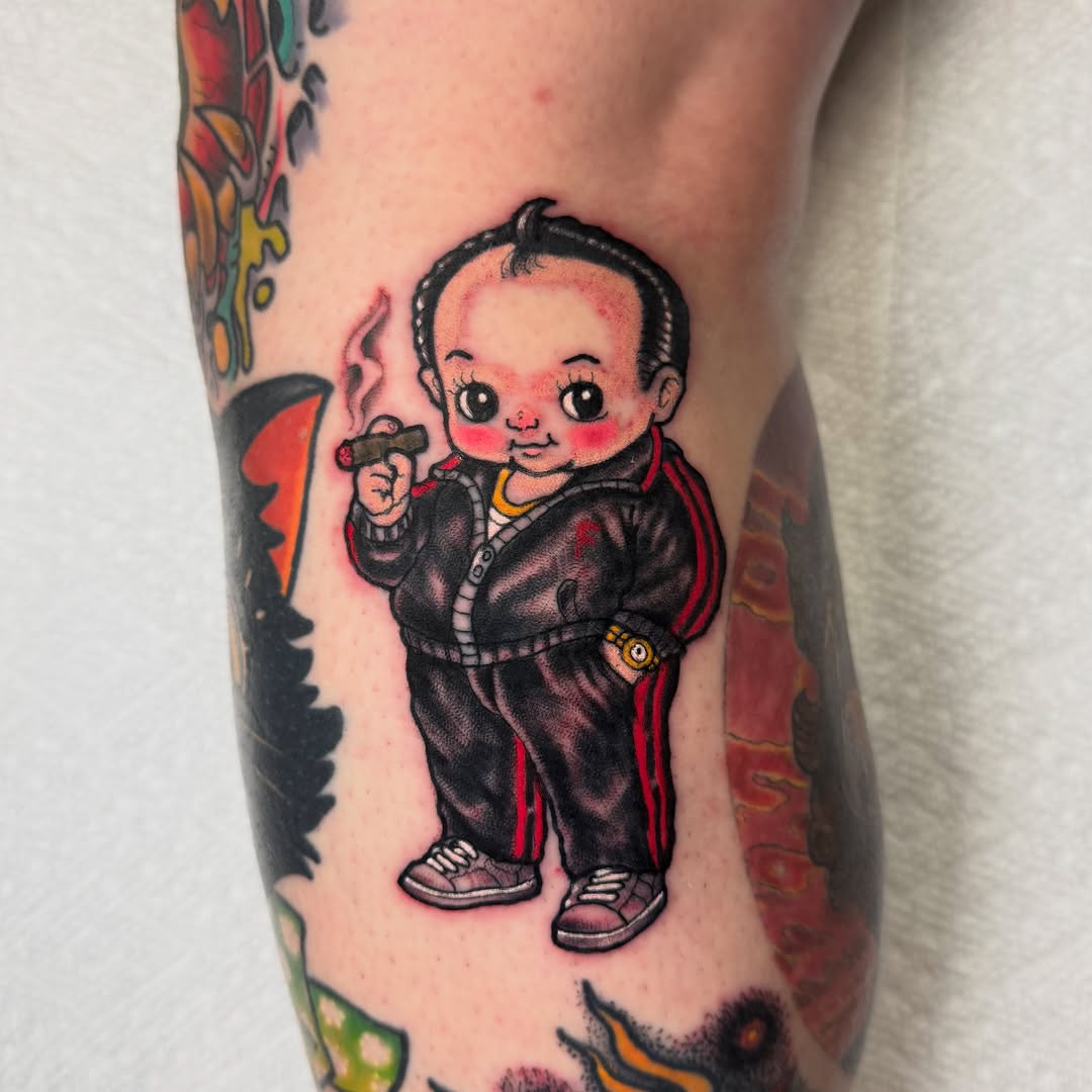 Tattoo by @justintattoosnc — new_school, chicano