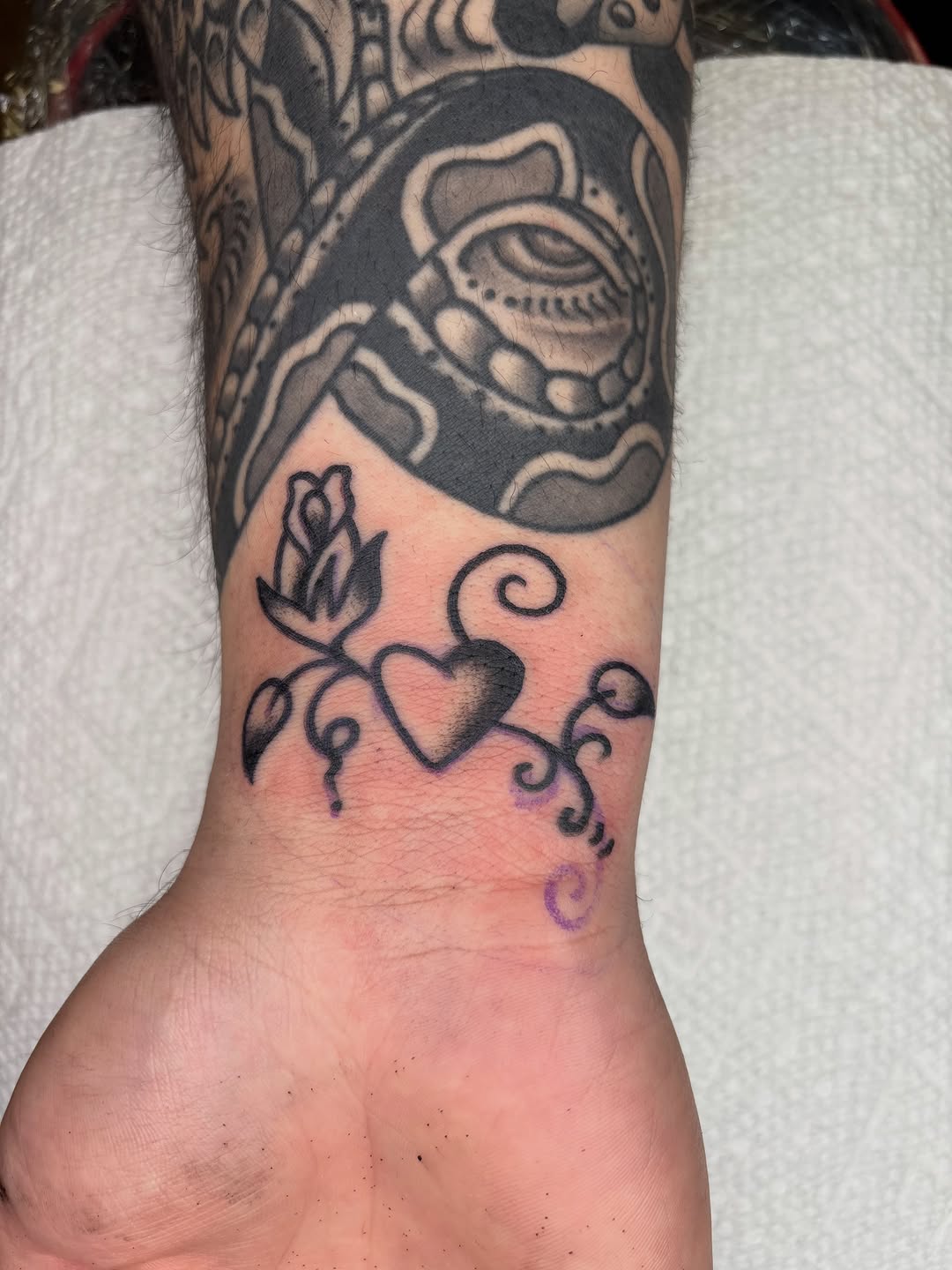 Tattoo by @cooperreichwein — fine_line, black_and_grey