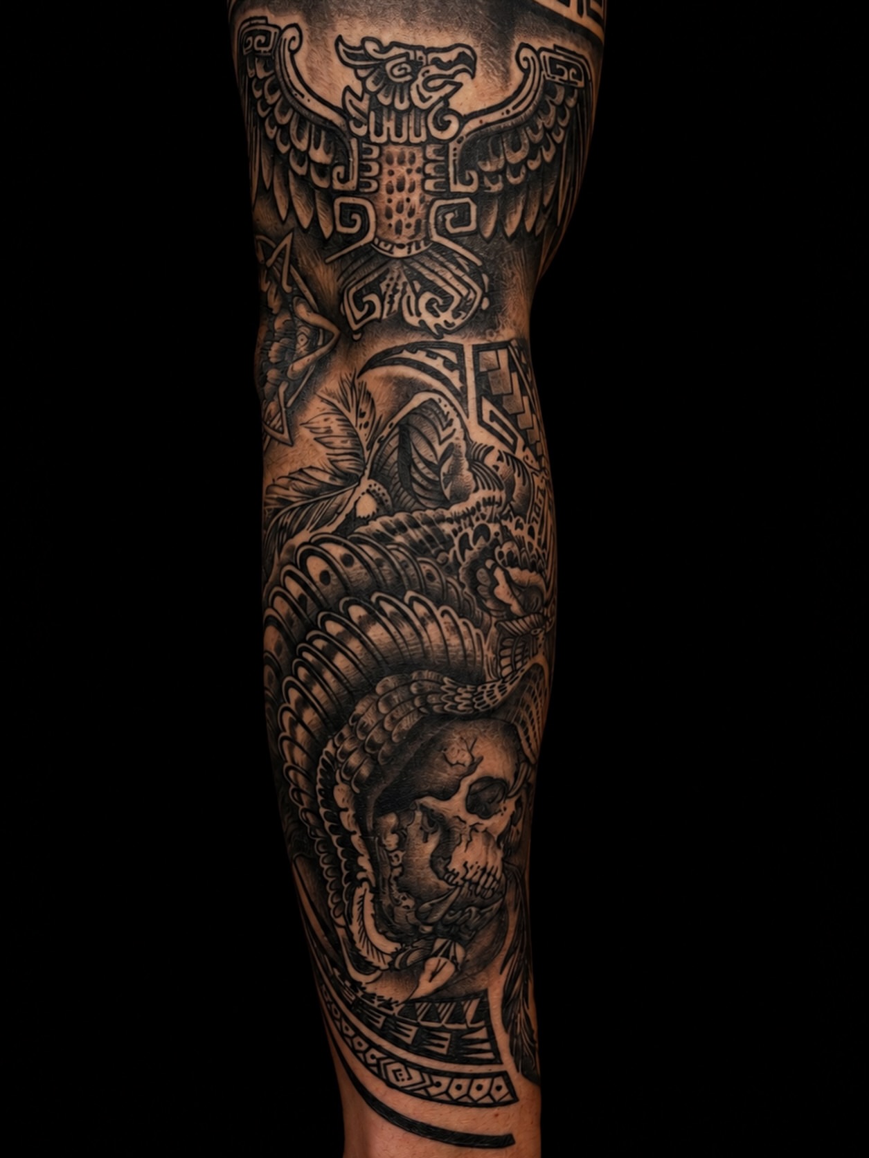 Tattoo by @astroweworld — black_and_grey, realism