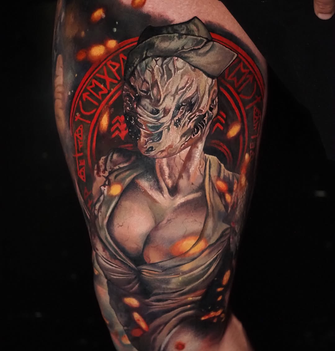 Tattoo by @anna_belle_tattoo — realism, dark_realism