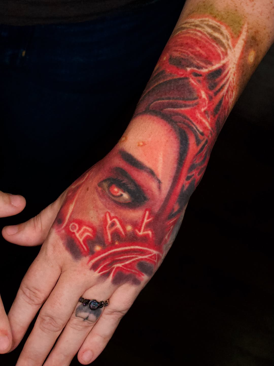 Tattoo by @ben_ochoa โ dark_realism, trash_polka
