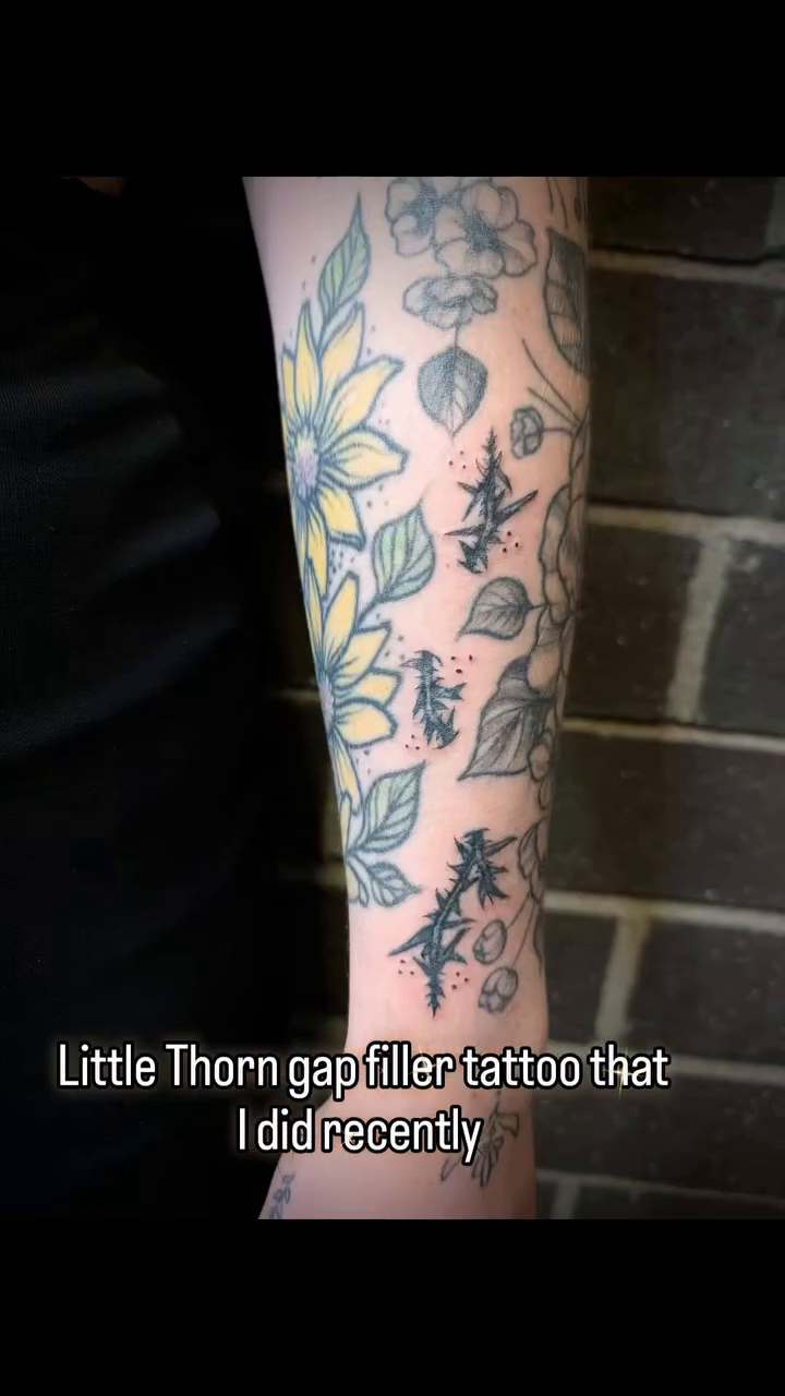Tattoo by @cryingwoof — fine_line, dotwork